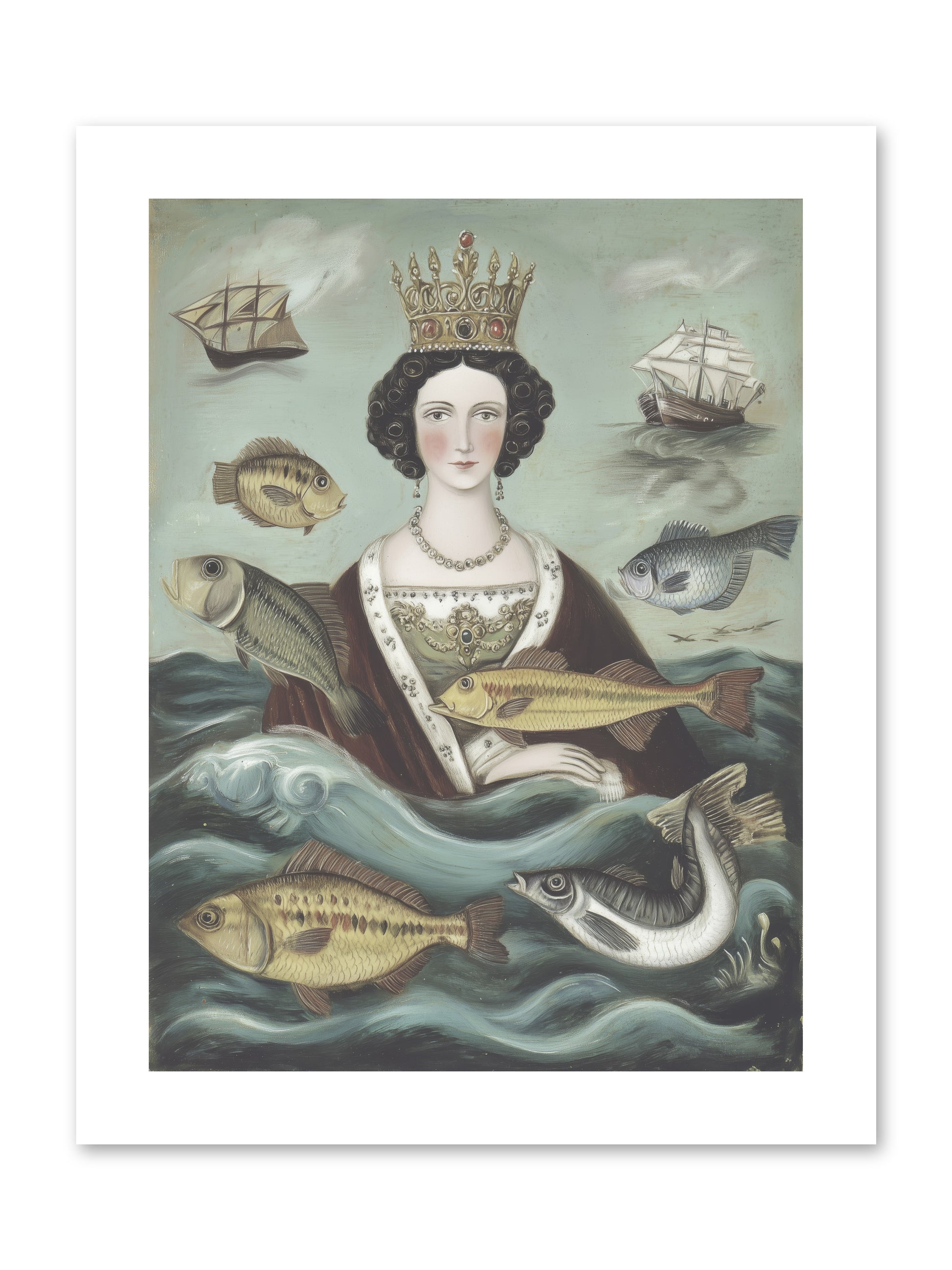 Wave Monarch -- Paper Print 9x12