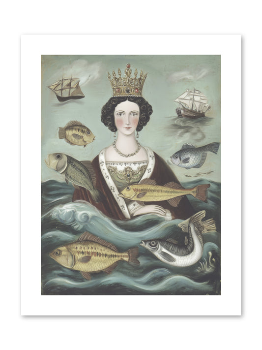 Wave Monarch -- Paper Print 9x12