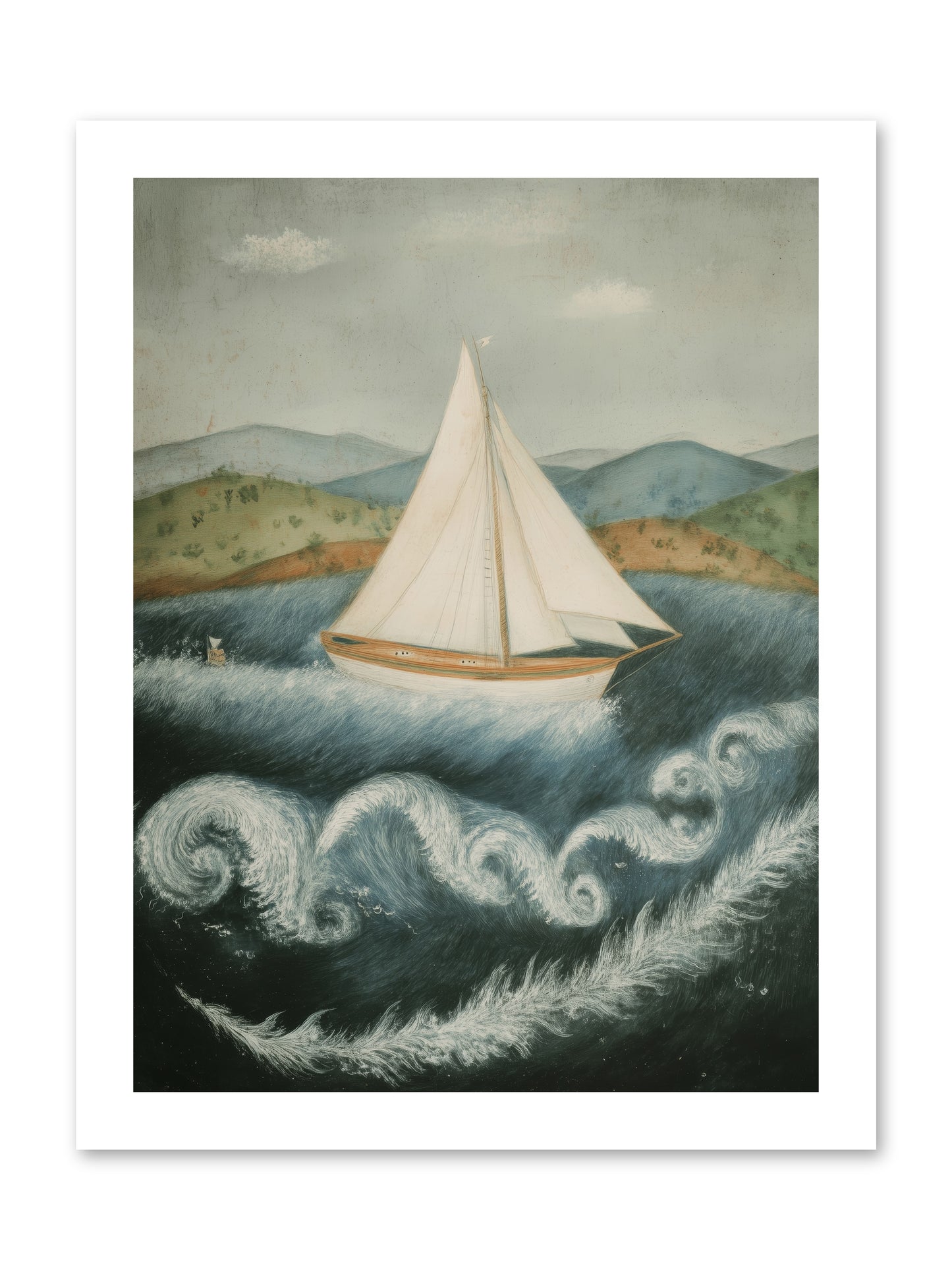 Wave Song Eternal -- Paper Print 12x16