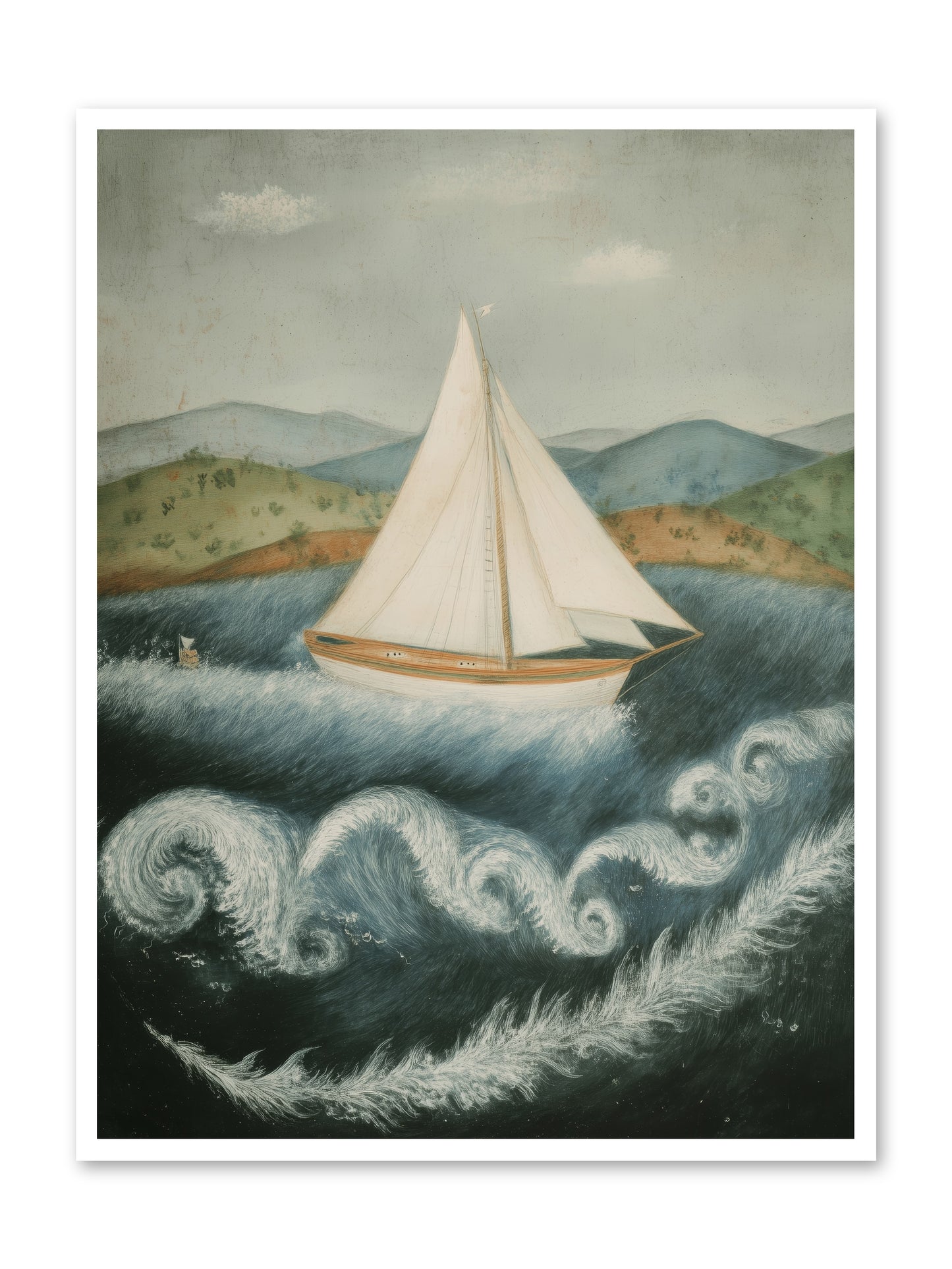 Wave Song Eternal -- Paper Print 36x48