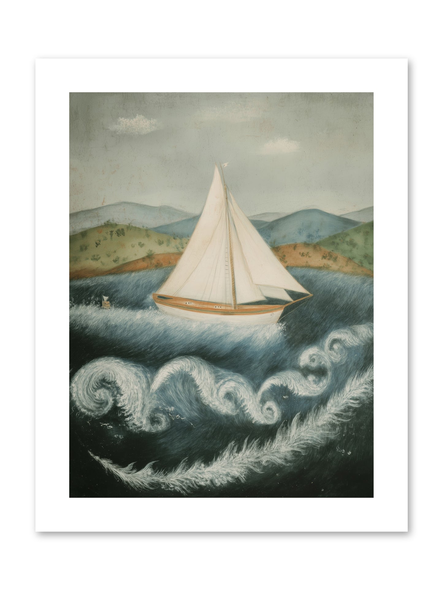 Wave Song Eternal -- Paper Print 9x12