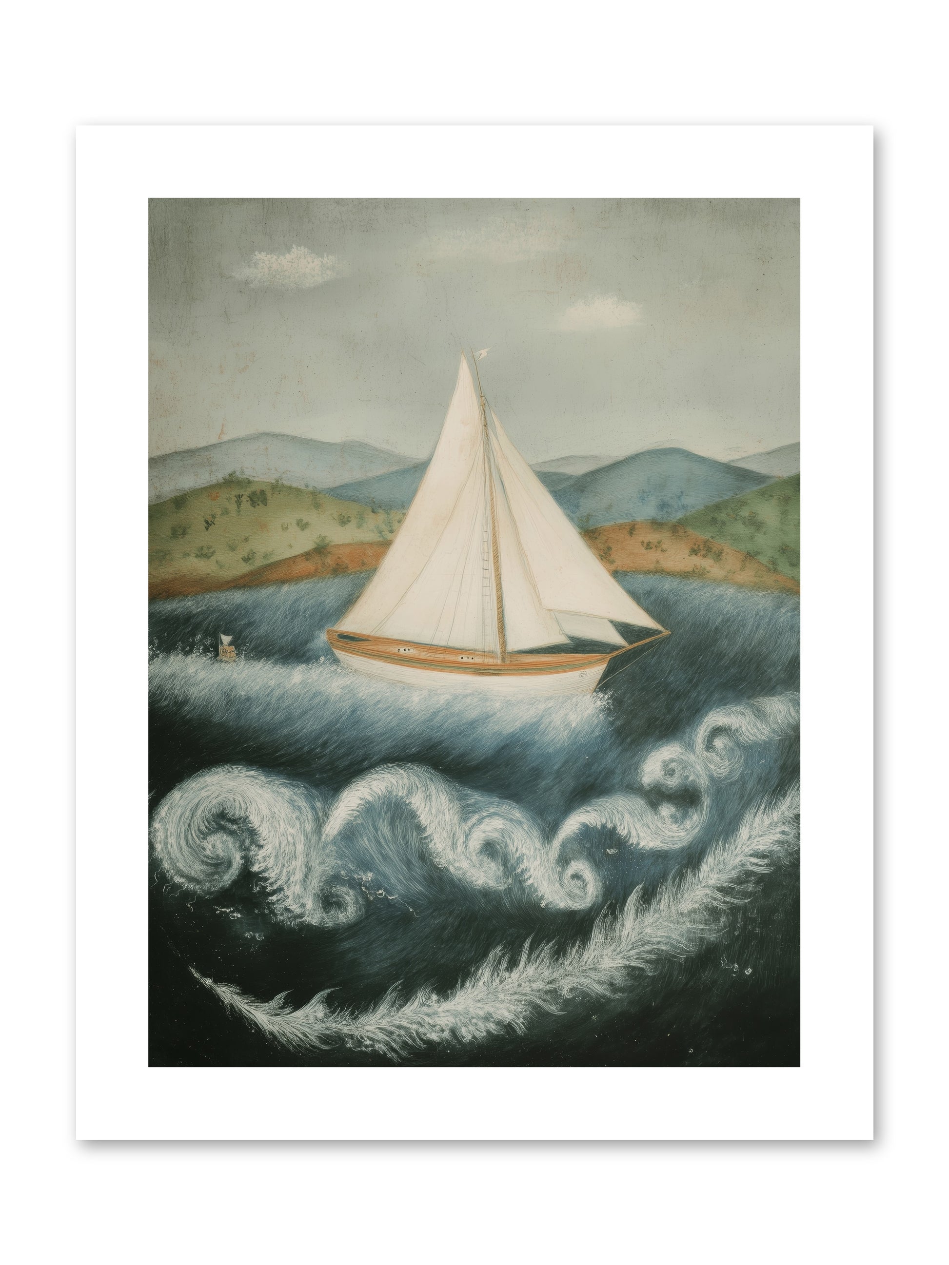 Wave Song Eternal -- Paper Print 9x12
