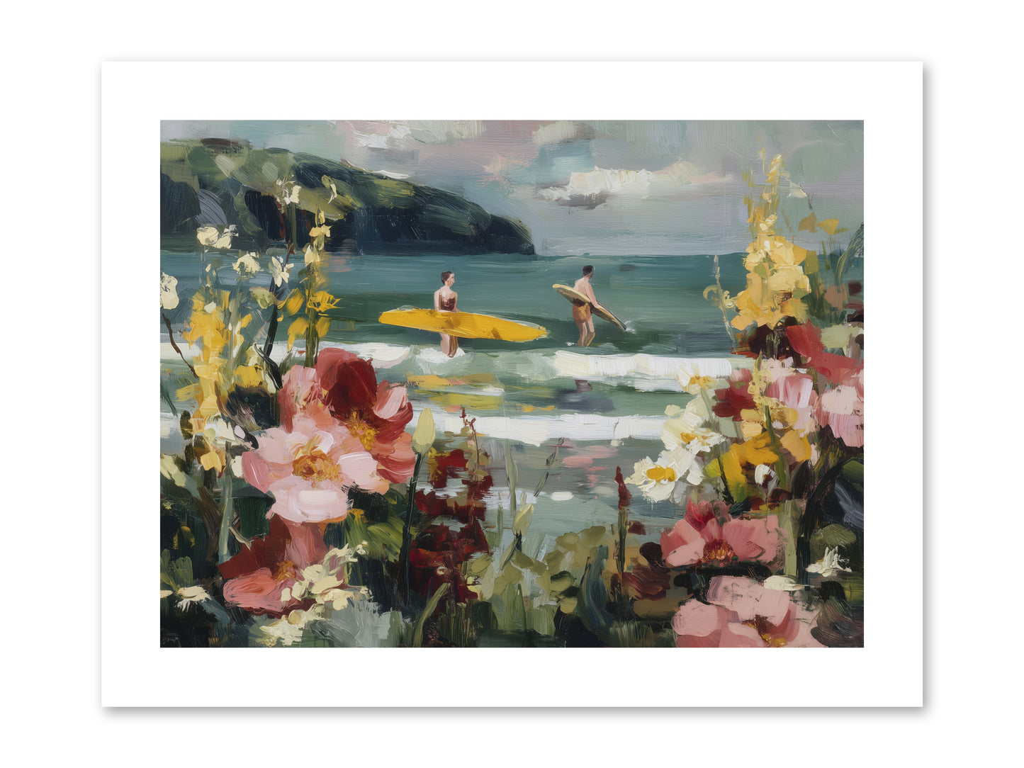 Wave Whisperers -- Paper Print 12x9