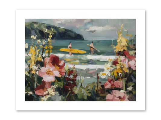 Wave Whisperers -- Paper Print 12x9