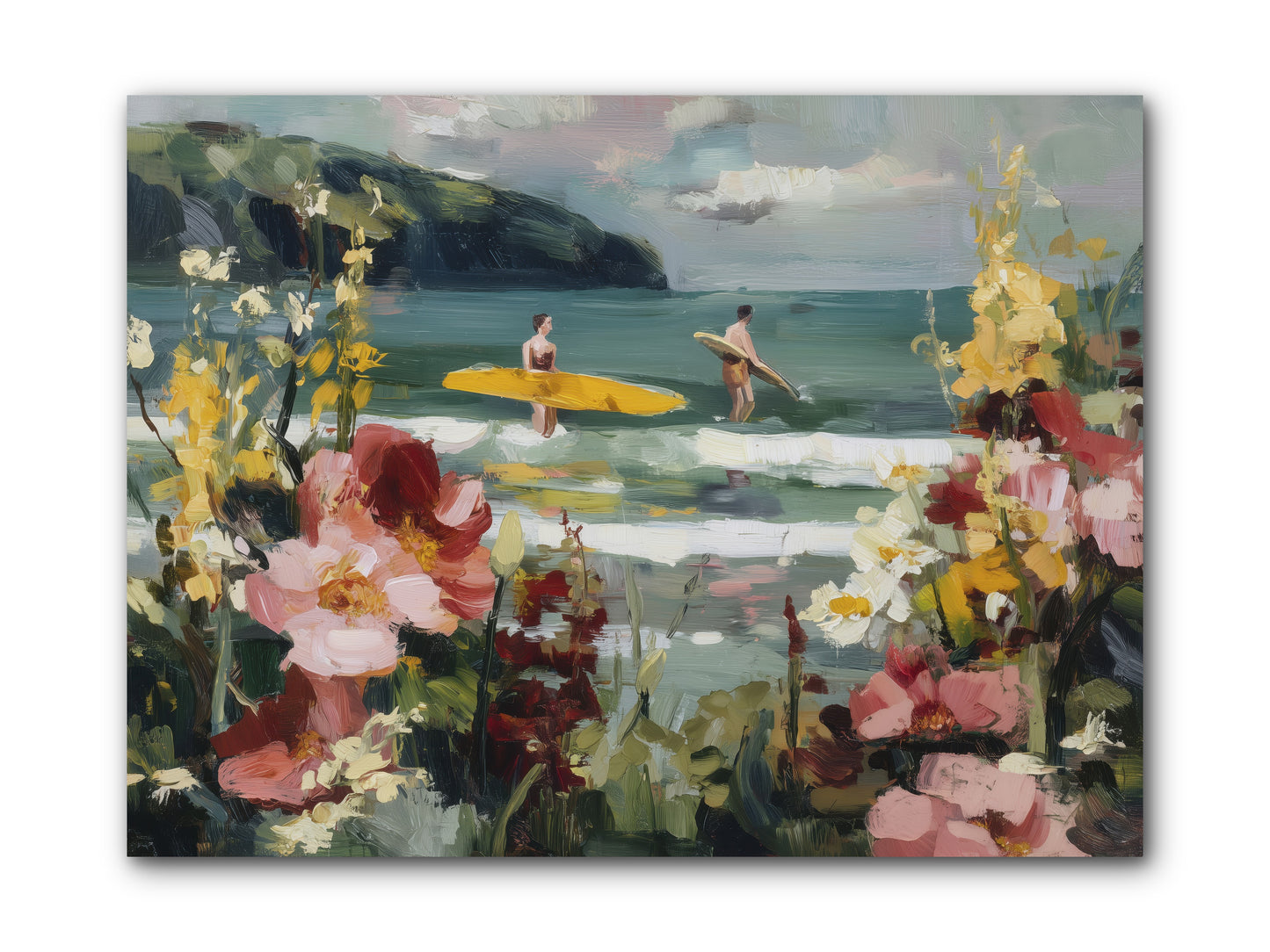 Wave Whisperers -- Wrapped Canvas 12x9