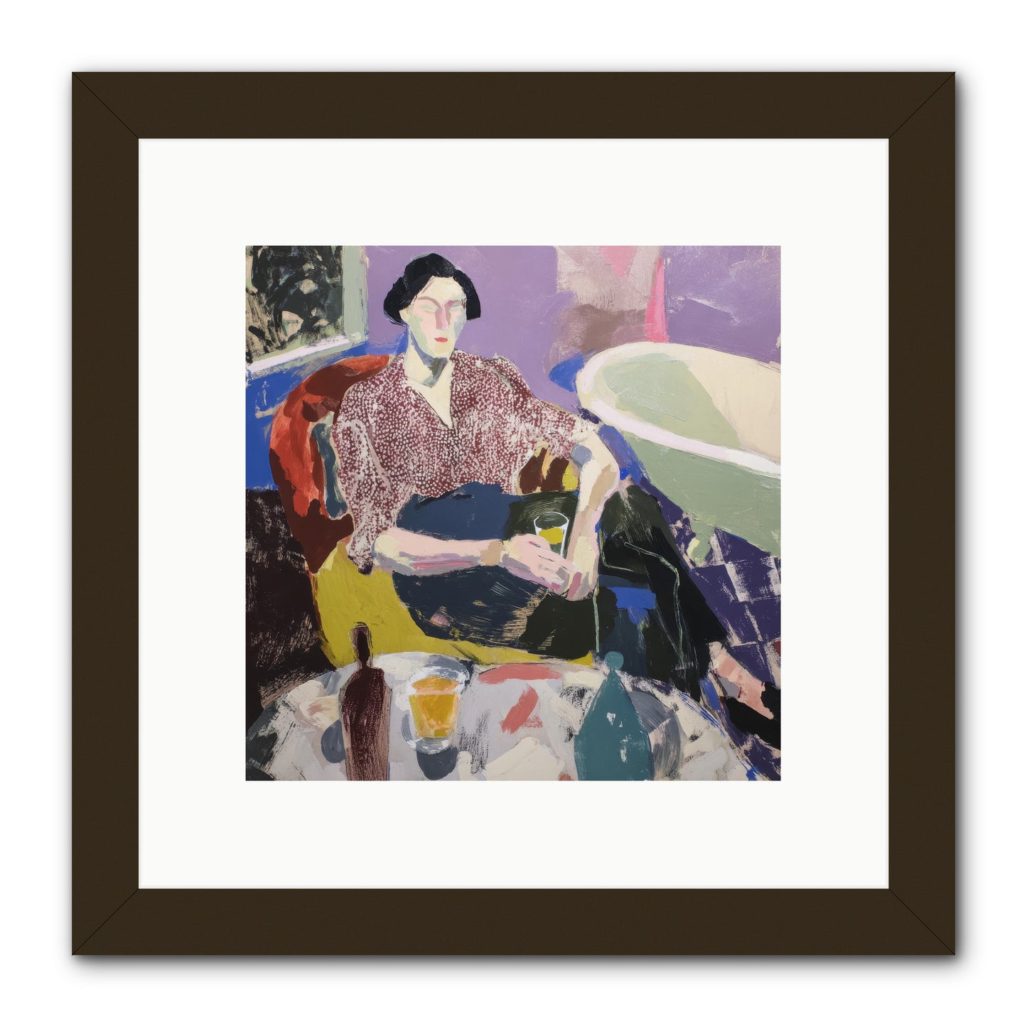 We All Belonged -- Framed Print - Black 10x10