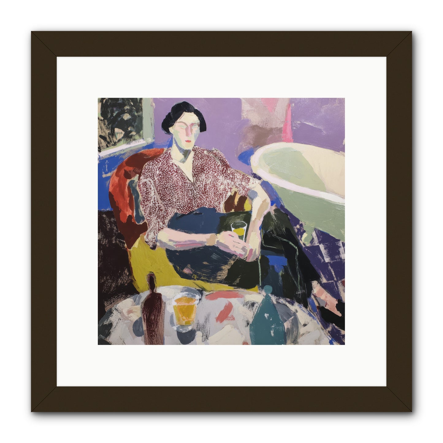 We All Belonged -- Framed Print - Black 12x12
