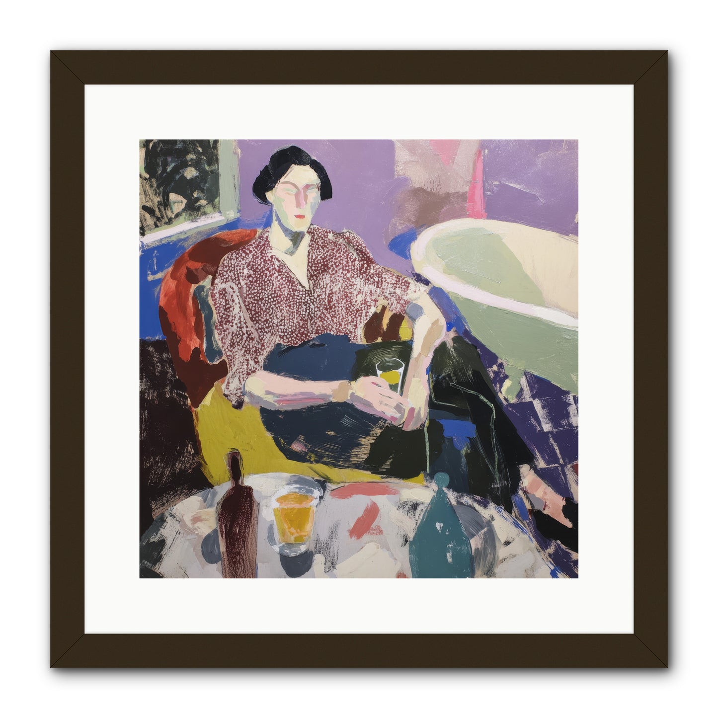 We All Belonged -- Framed Print - Black 16x16