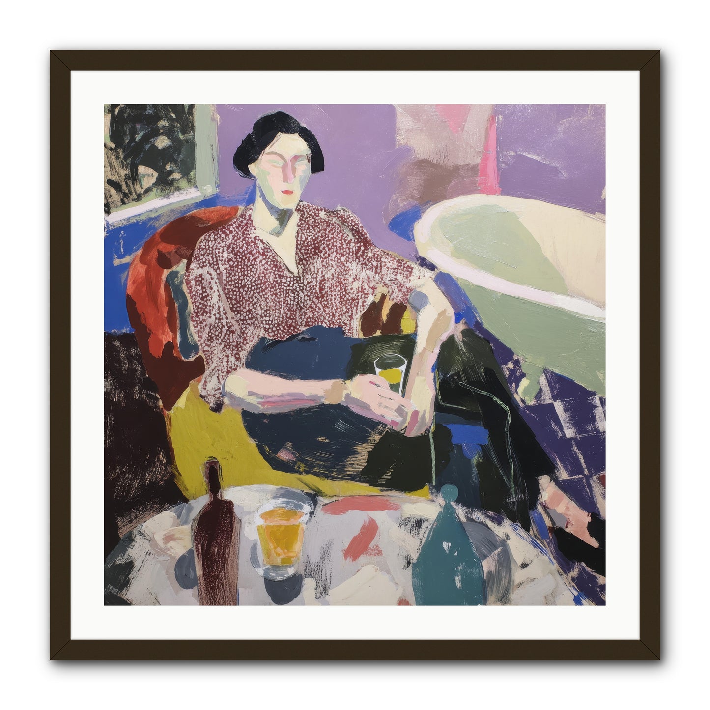 We All Belonged -- Framed Print - Black 30x30