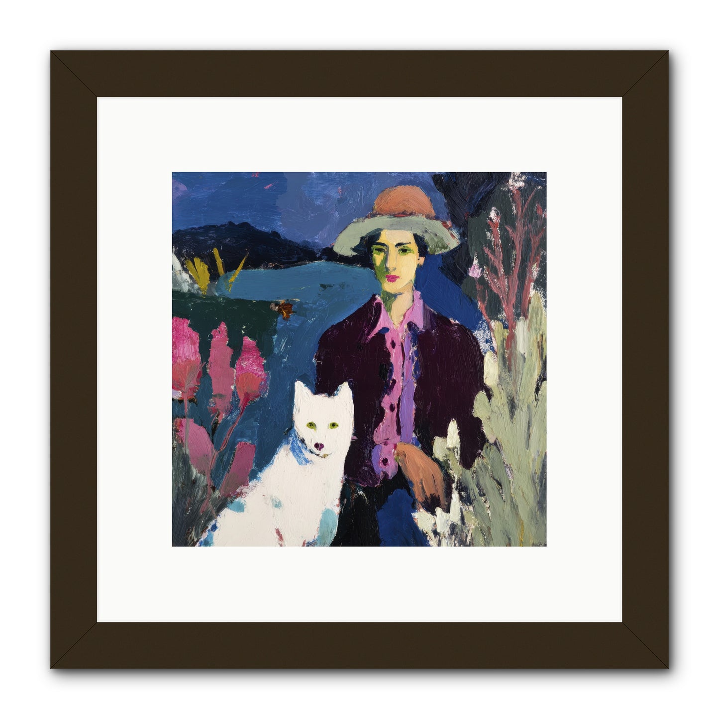 We Discovered Everything -- Framed Print - Black 10x10