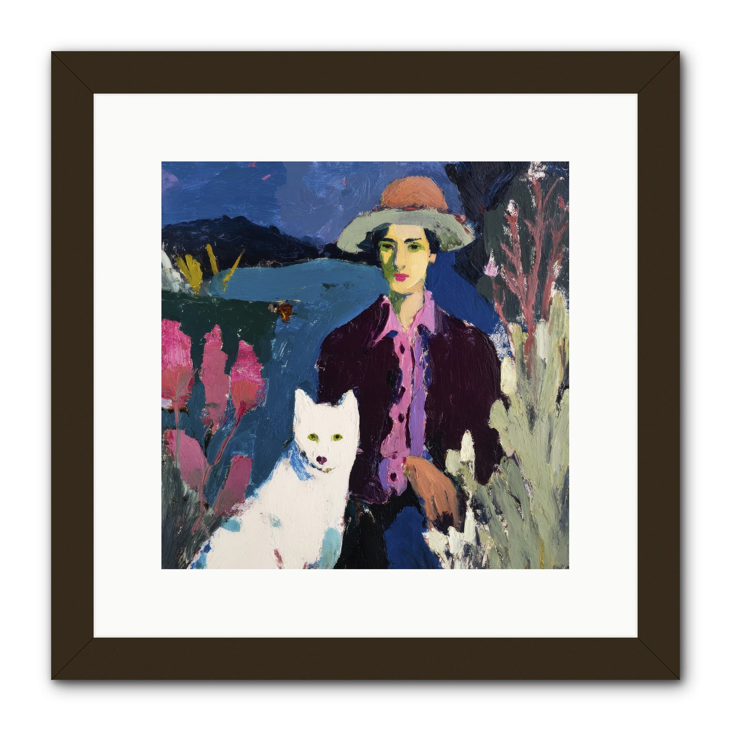 We Discovered Everything -- Framed Print - Black 12x12