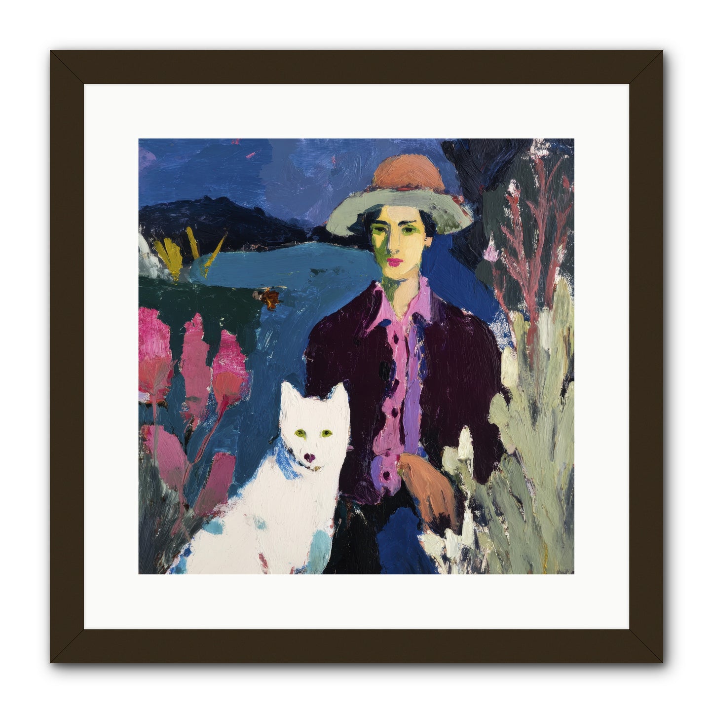We Discovered Everything -- Framed Print - Black 16x16