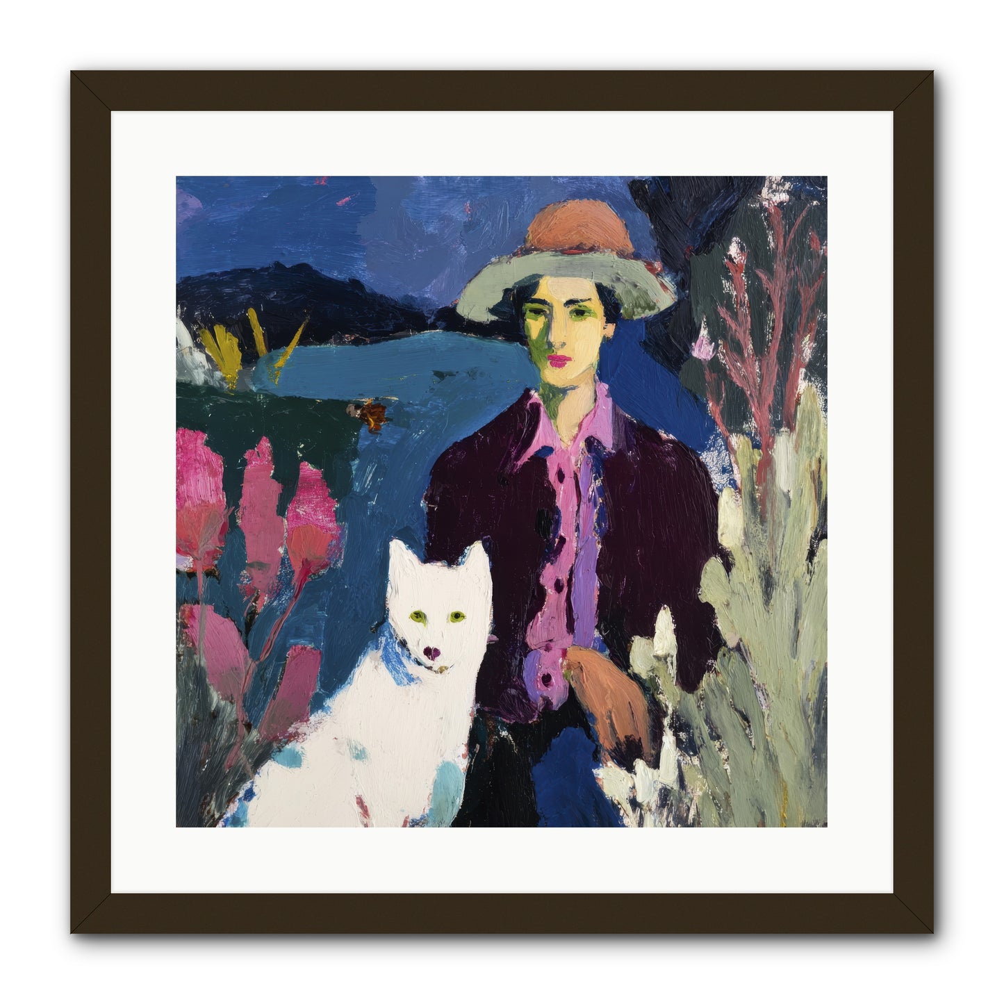 We Discovered Everything -- Framed Print - Black 20x20