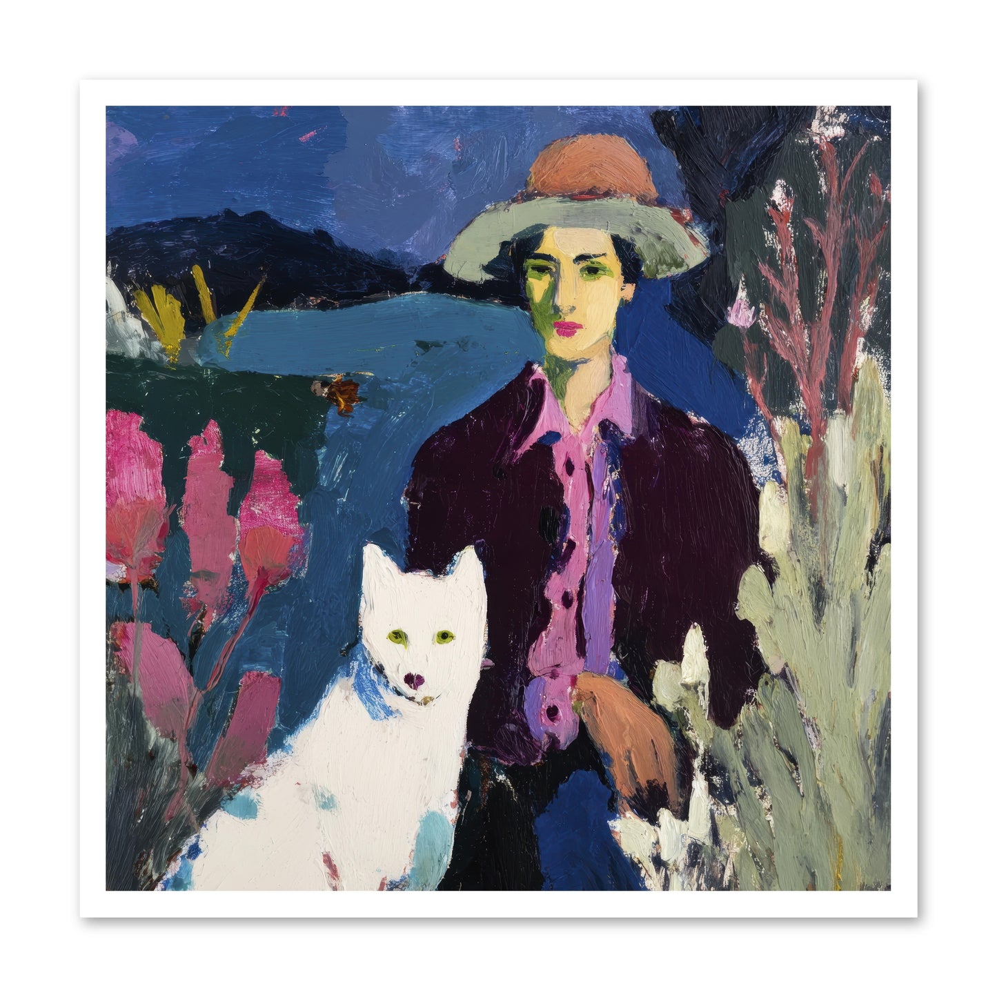 We Discovered Everything -- Loose Canvas Print 30x30
