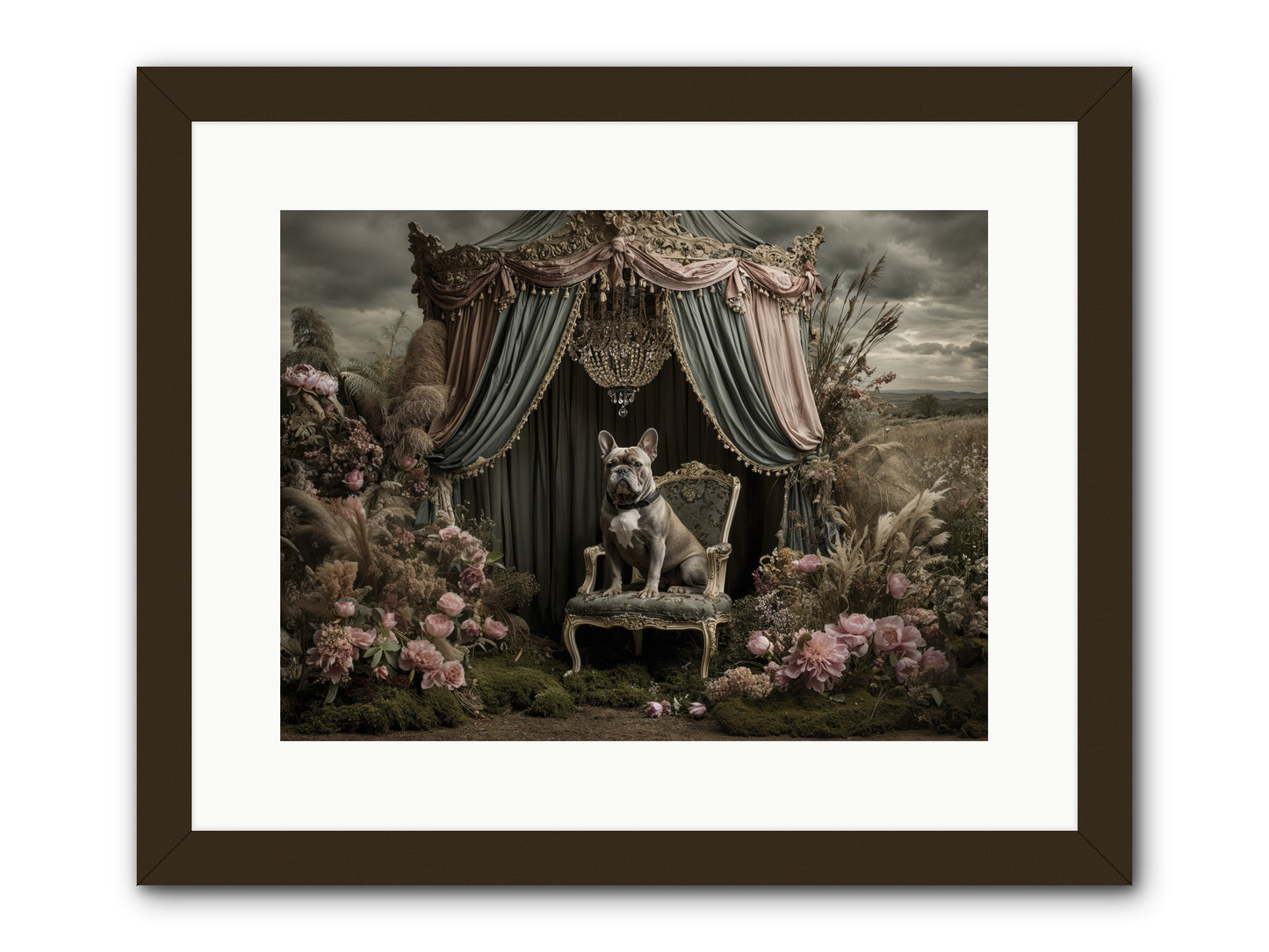 We Fell Into Bloom -- Framed Print - Black 16x12