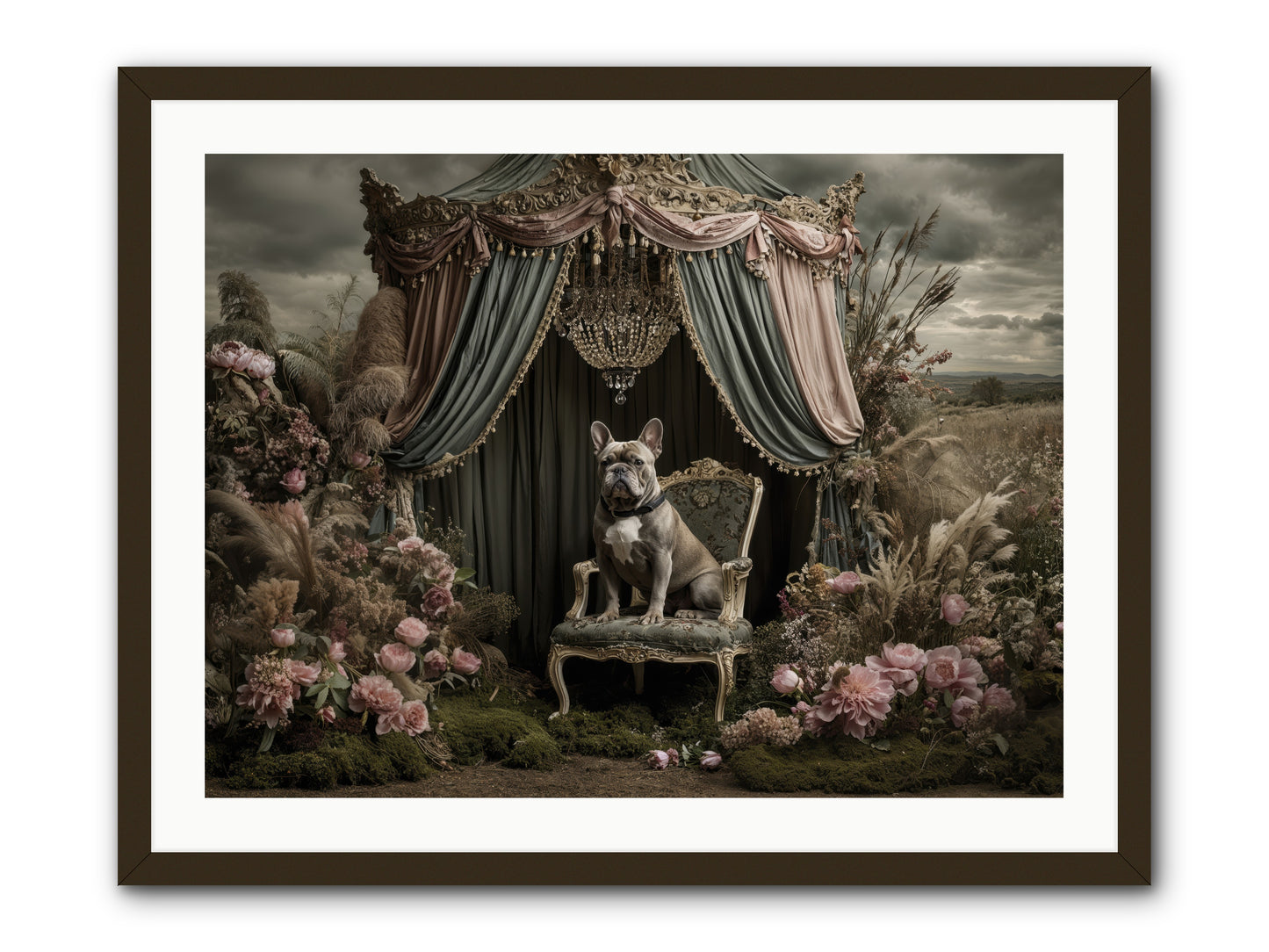 We Fell Into Bloom -- Framed Print - Black 32x24