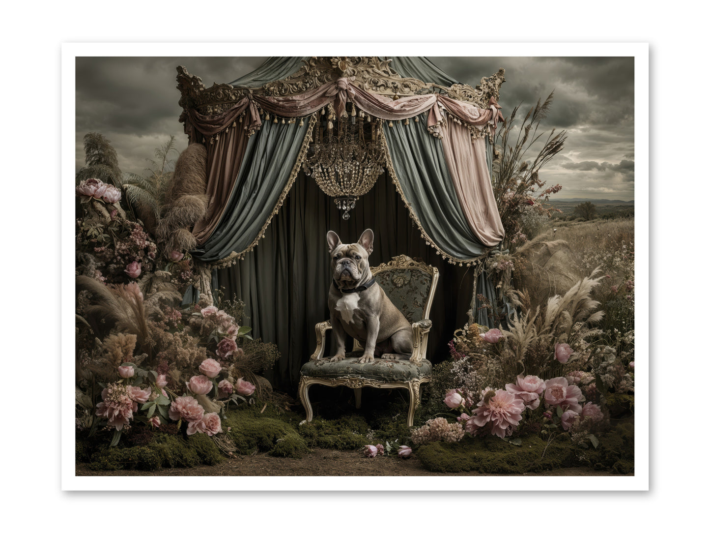 We Fell Into Bloom -- Loose Canvas Print 40x30