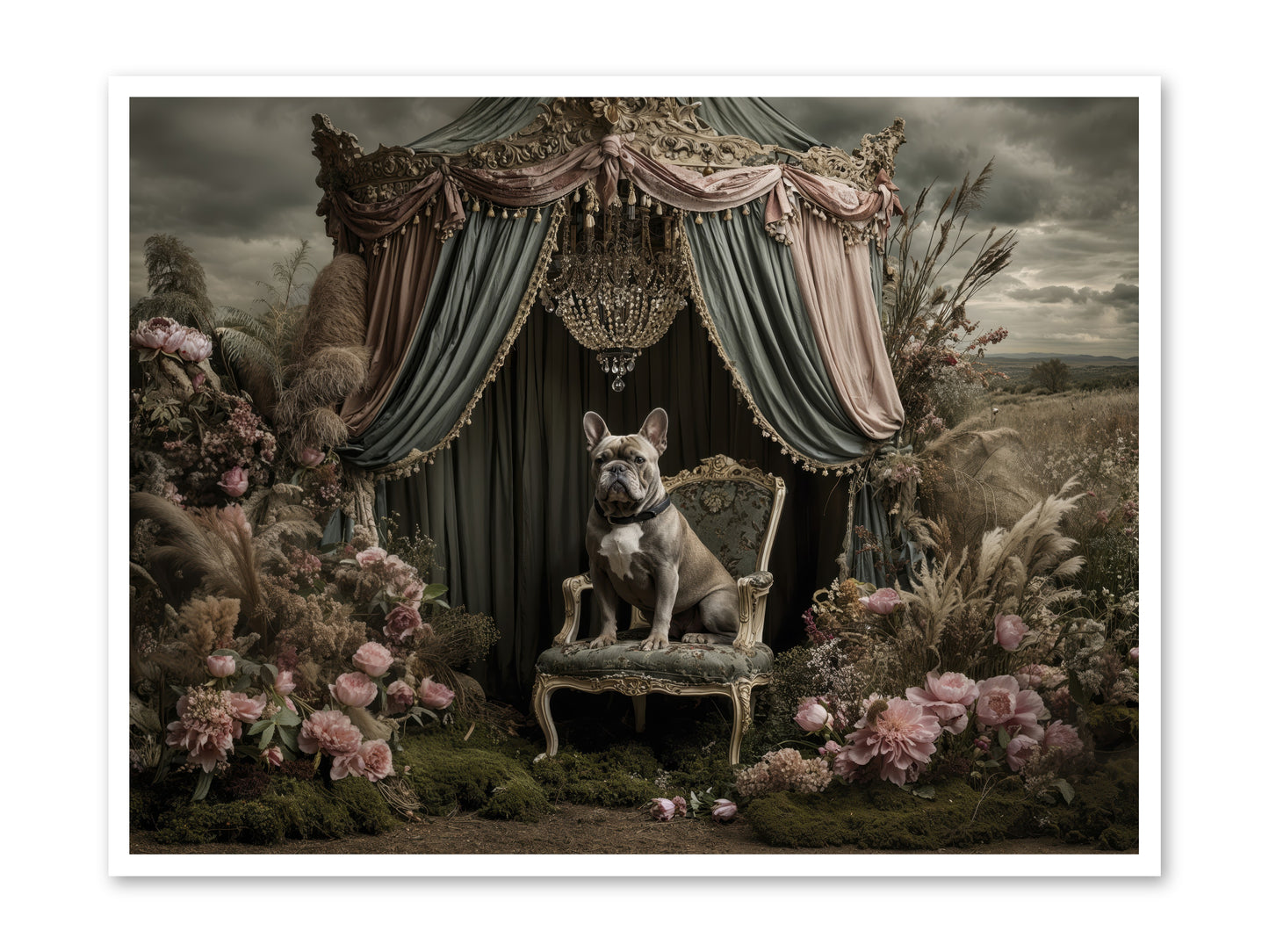 We Fell Into Bloom -- Loose Canvas Print 48x36