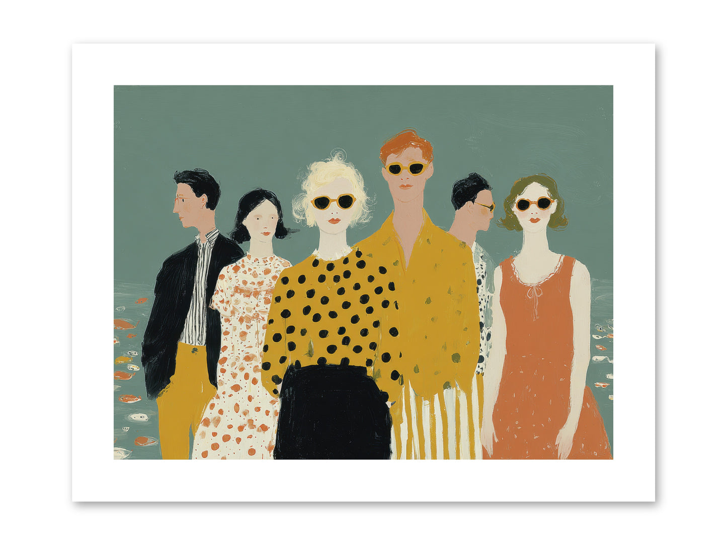 We Forgot to Swim -- Paper Print 12x9