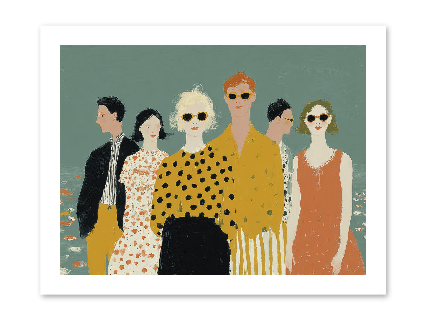 We Forgot to Swim -- Paper Print 16x12