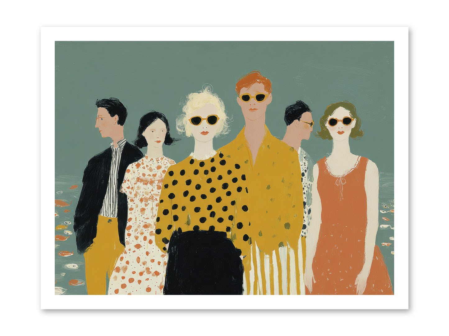 We Forgot to Swim -- Paper Print 24x18
