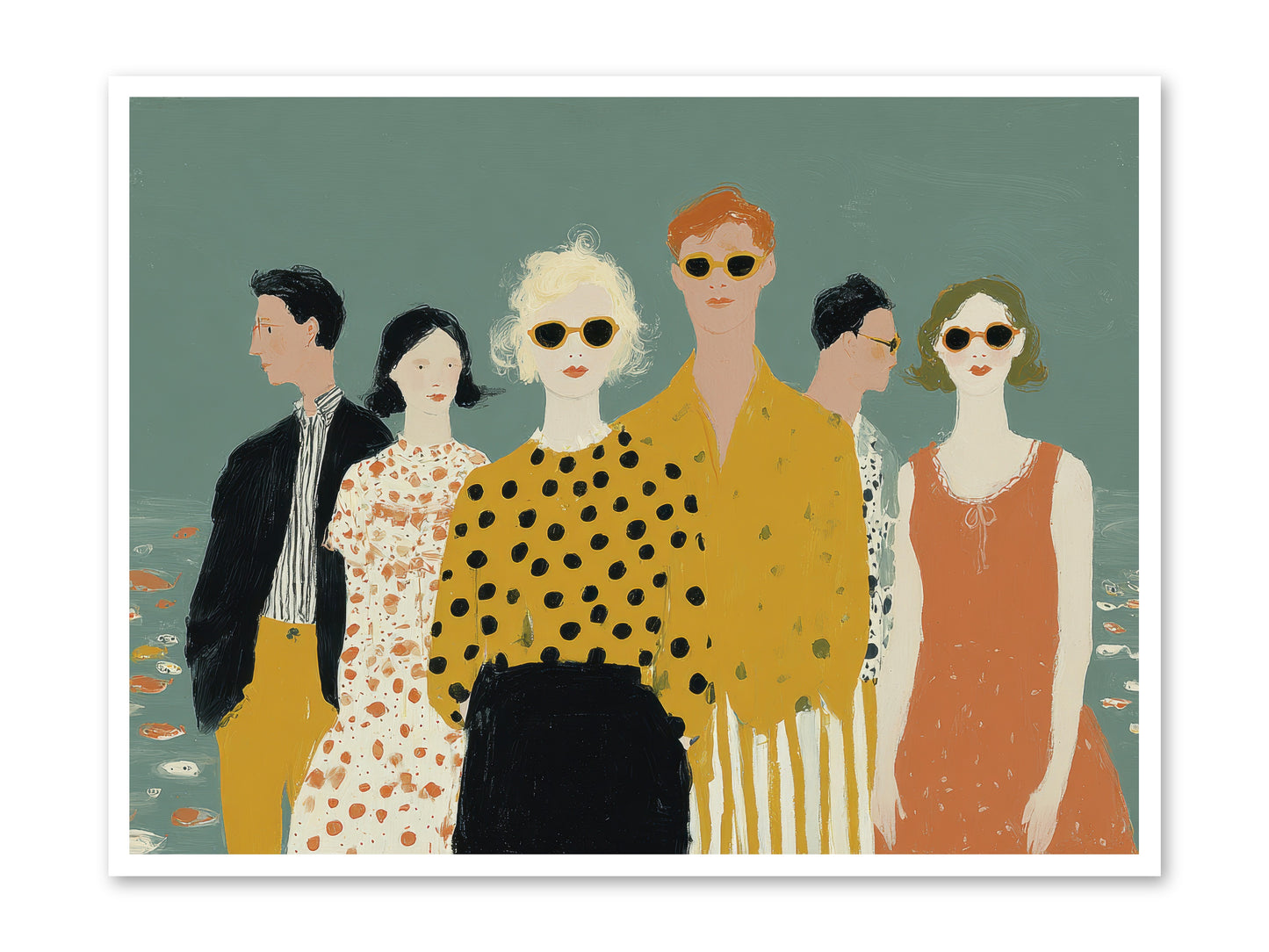 We Forgot to Swim -- Paper Print 48x36