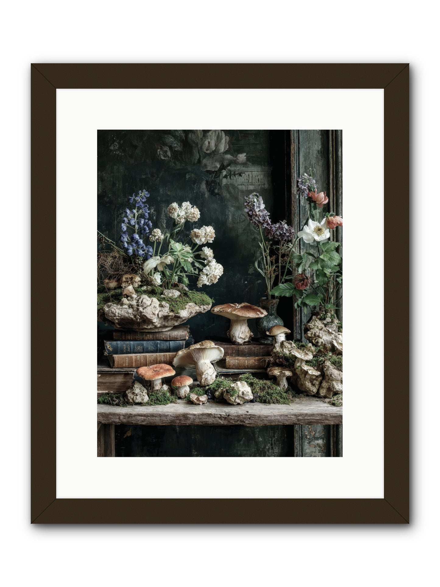 We were swans -- Framed Print - Black 12x16