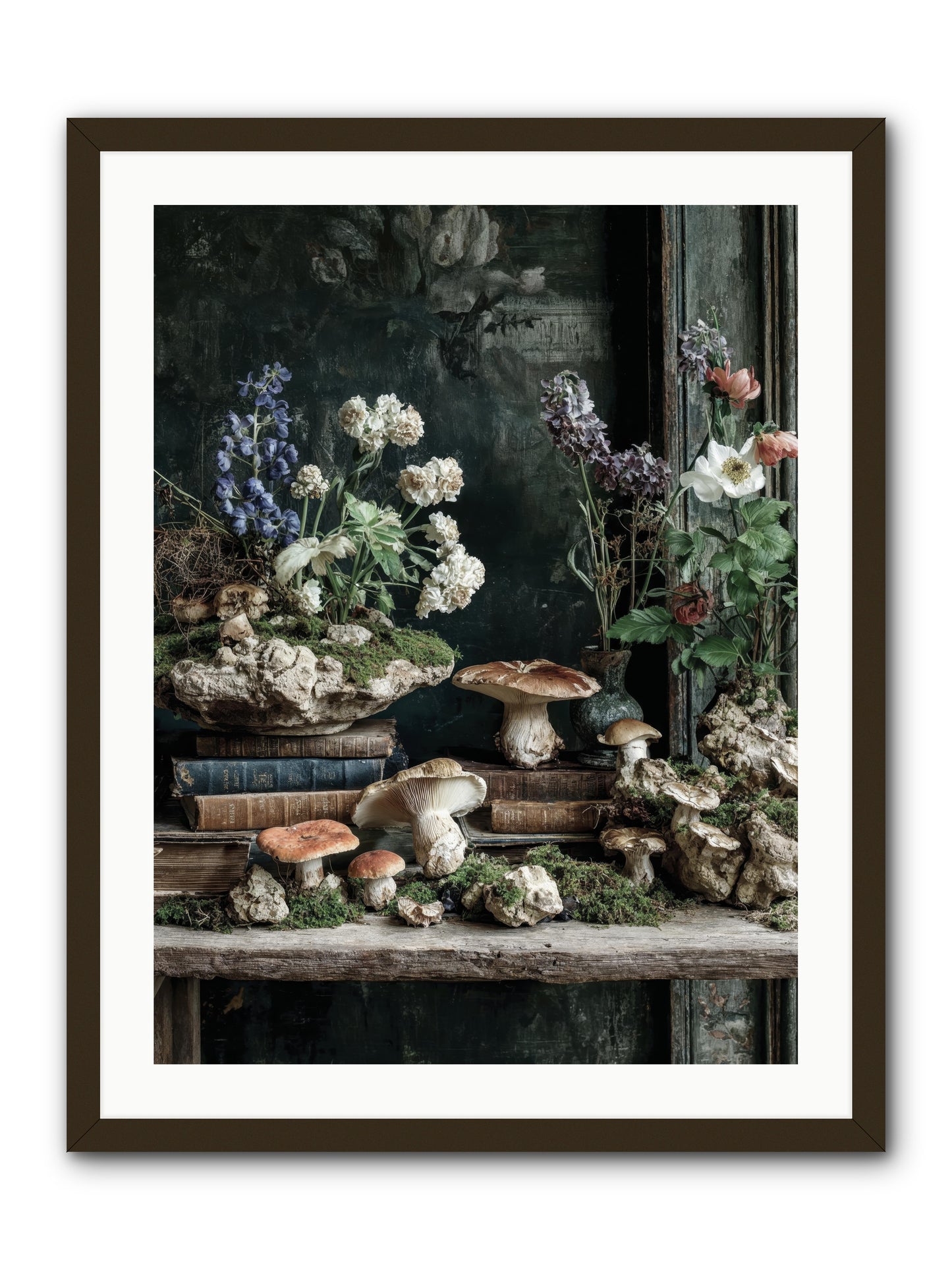 We were swans -- Framed Print - Black 24x32