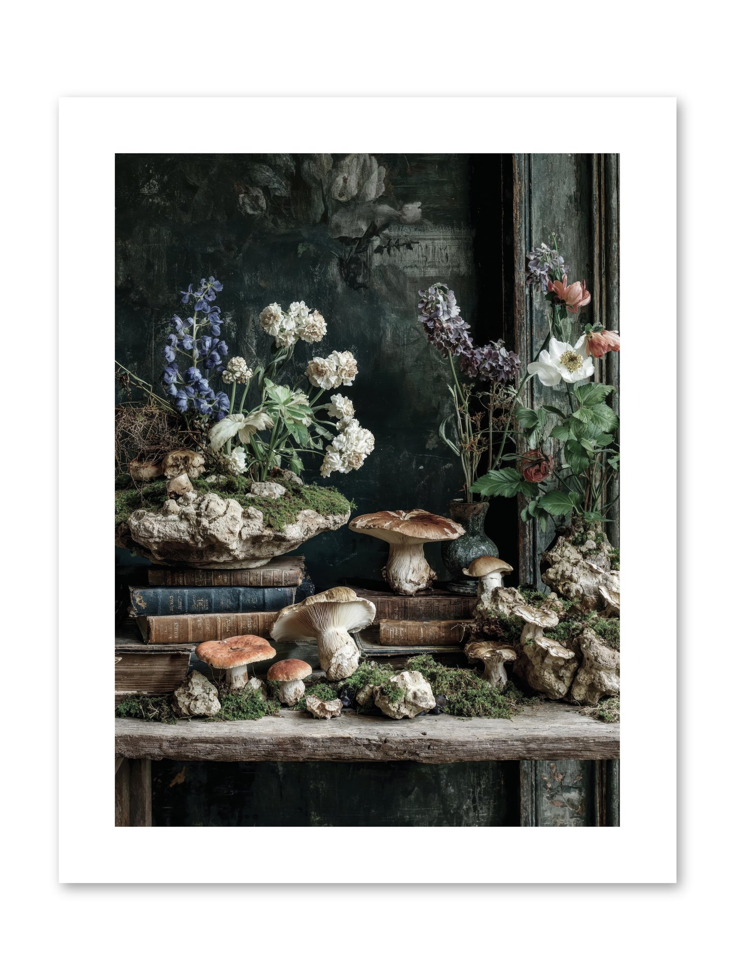 We were swans -- Loose Canvas Print 9x12