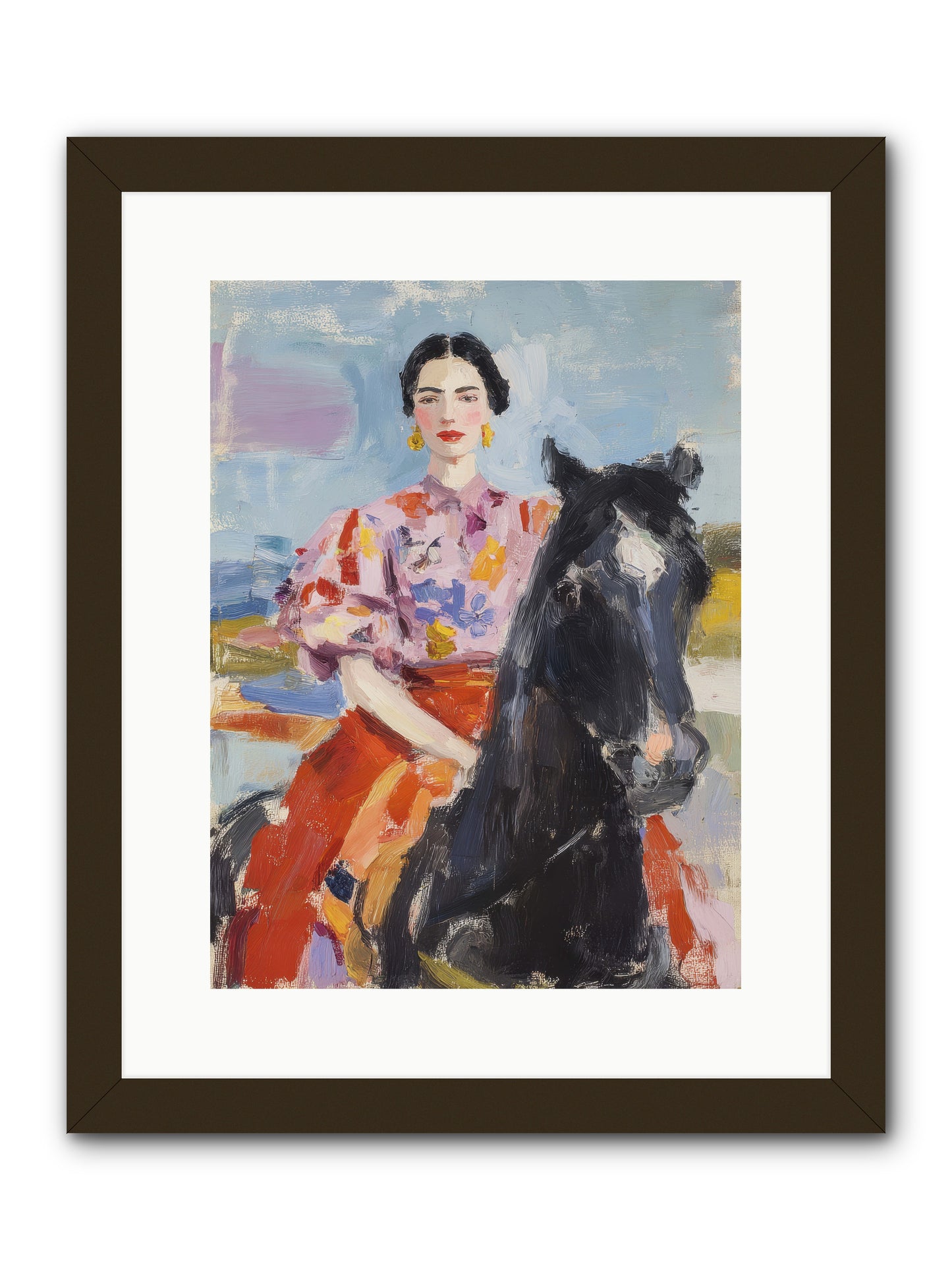 Wednesday's Sweet Escape -- Framed Print - Black 12x16