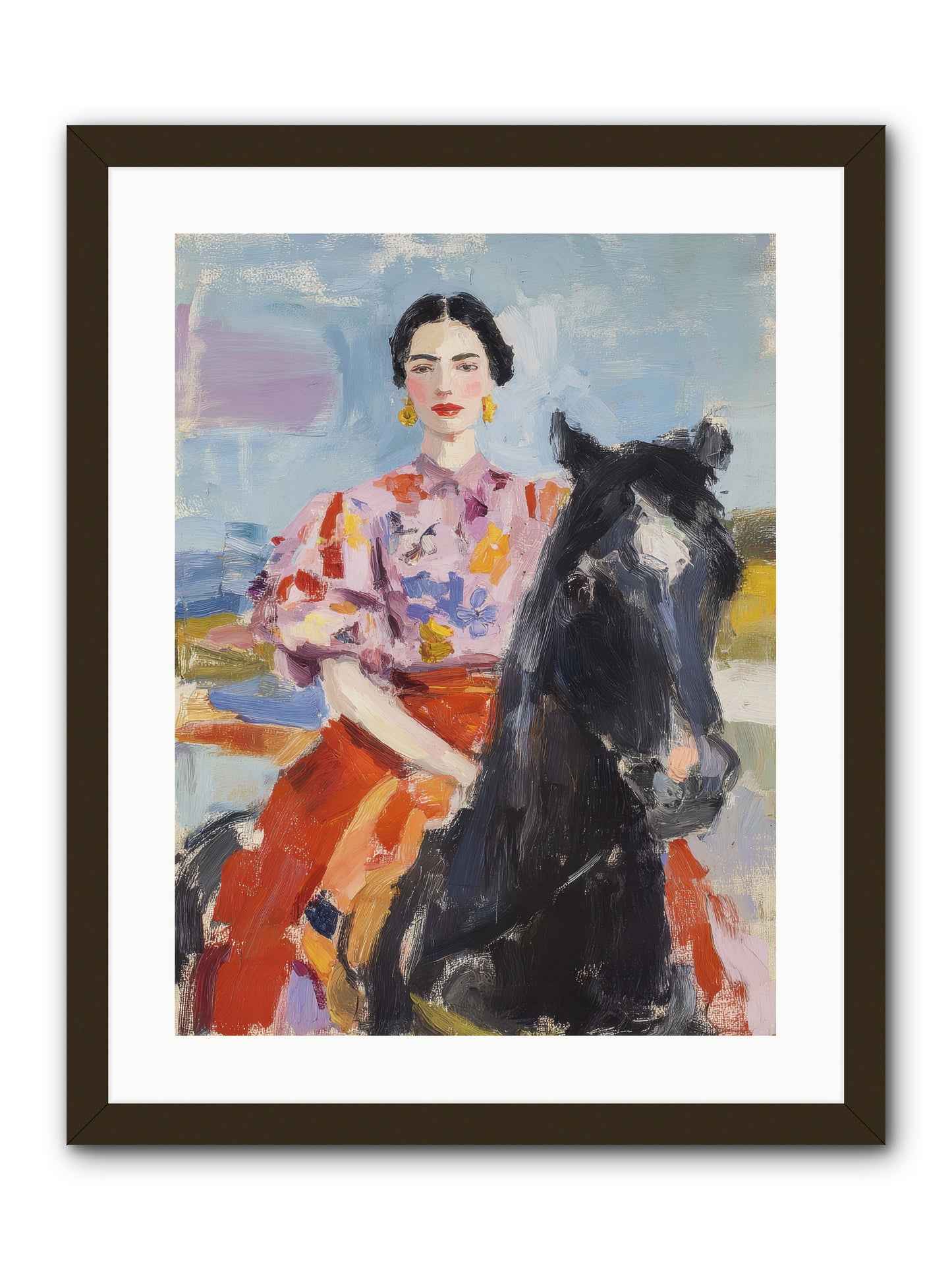 Wednesday's Sweet Escape -- Framed Print - Black 18x24