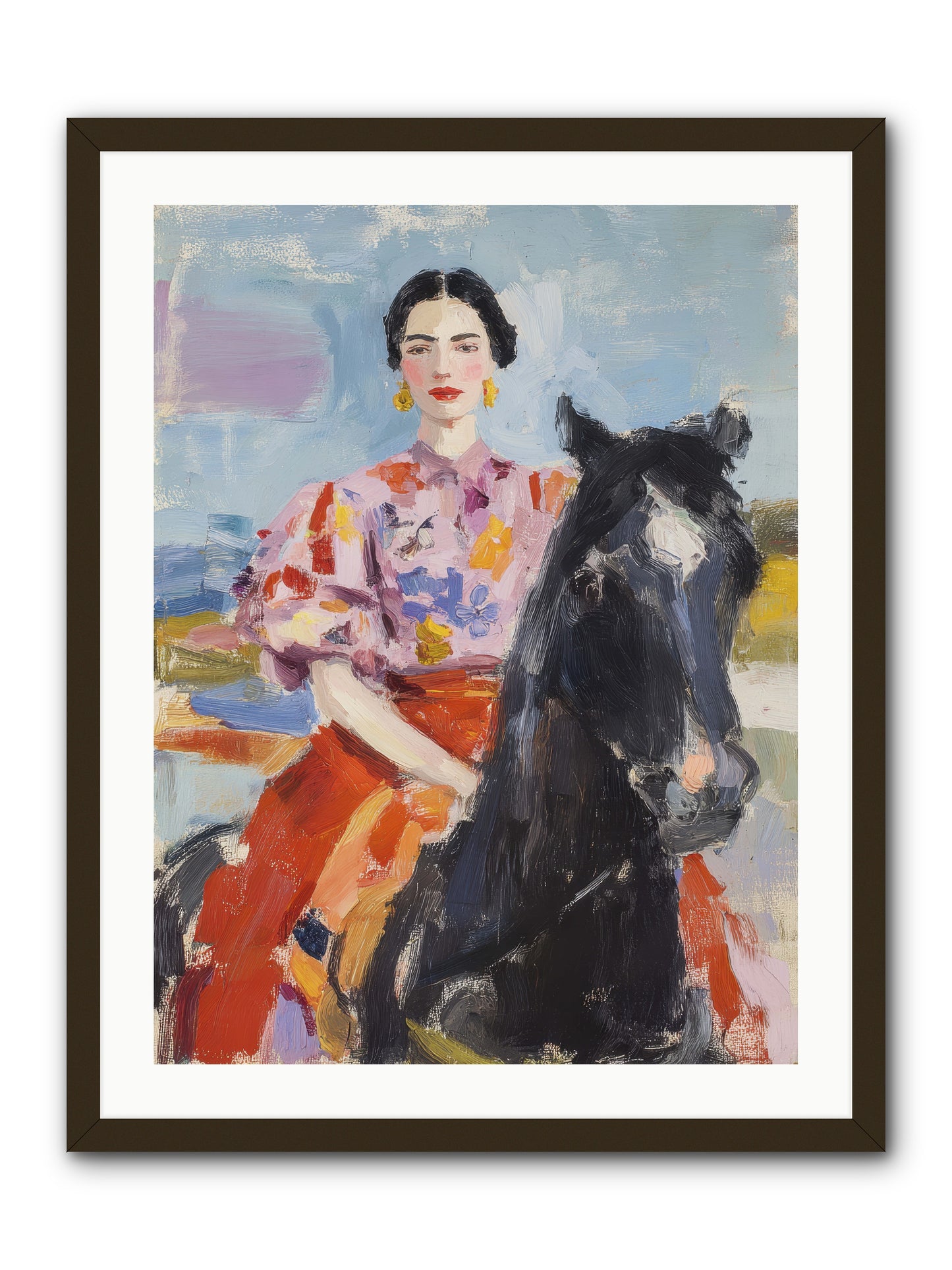Wednesday's Sweet Escape -- Framed Print - Black 24x32