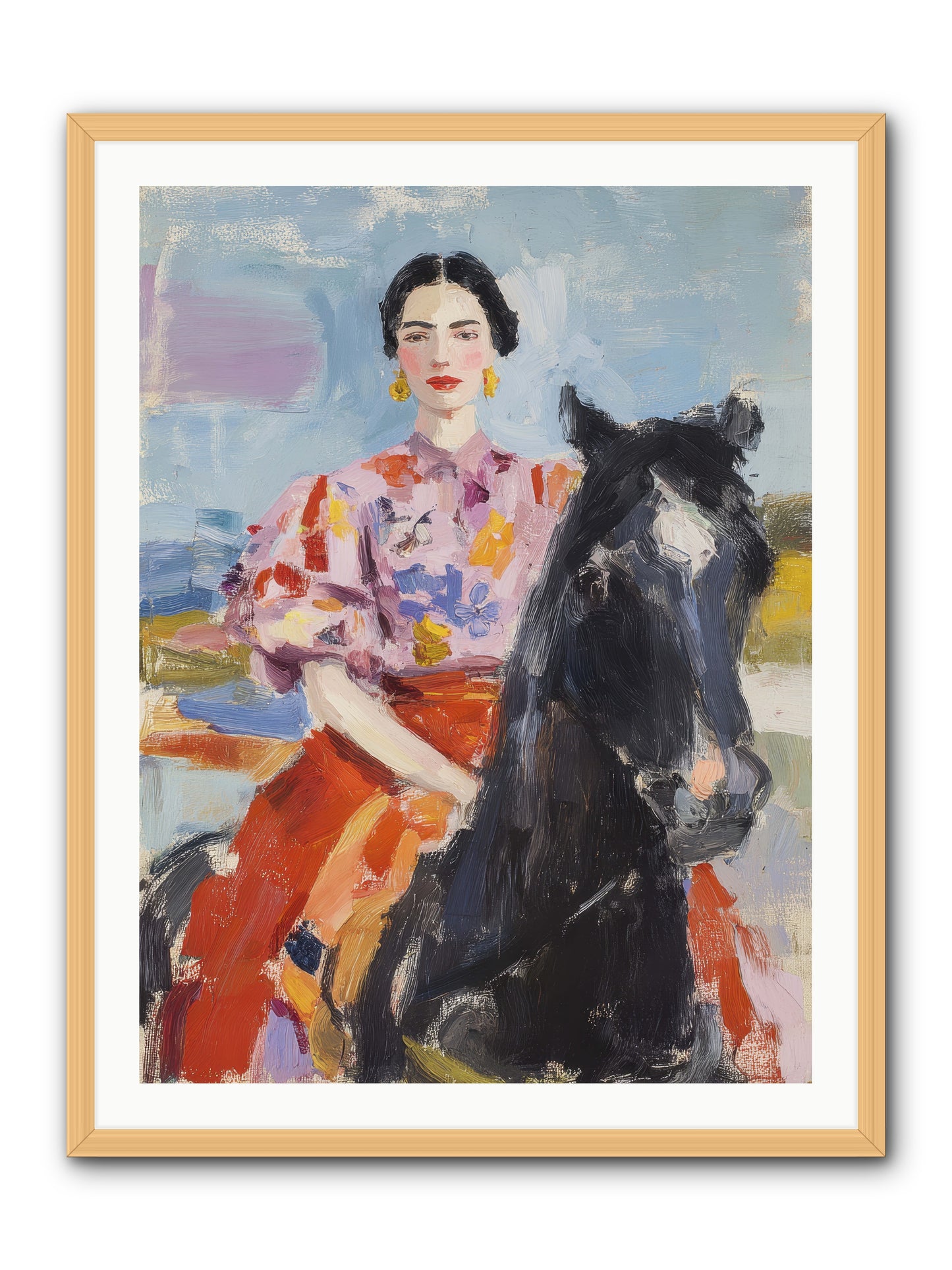 Wednesday's Sweet Escape -- Framed Print - Natural 30x40
