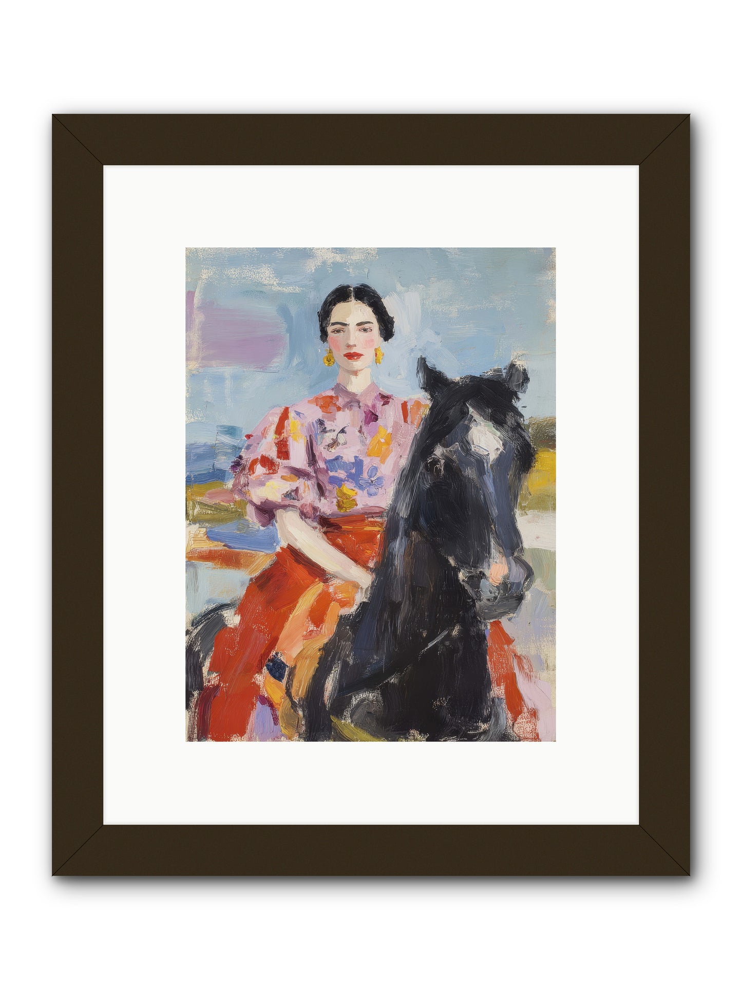 Wednesday's Sweet Escape -- Framed Print - Black 9x12