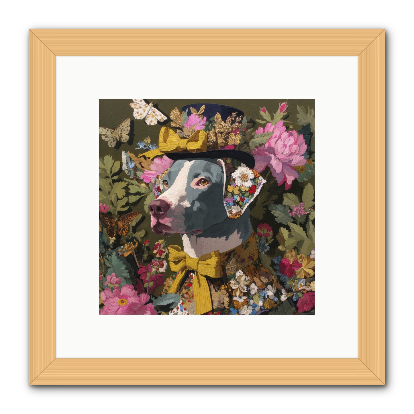 Weekend Murmurs -- Framed Print - Natural 10x10