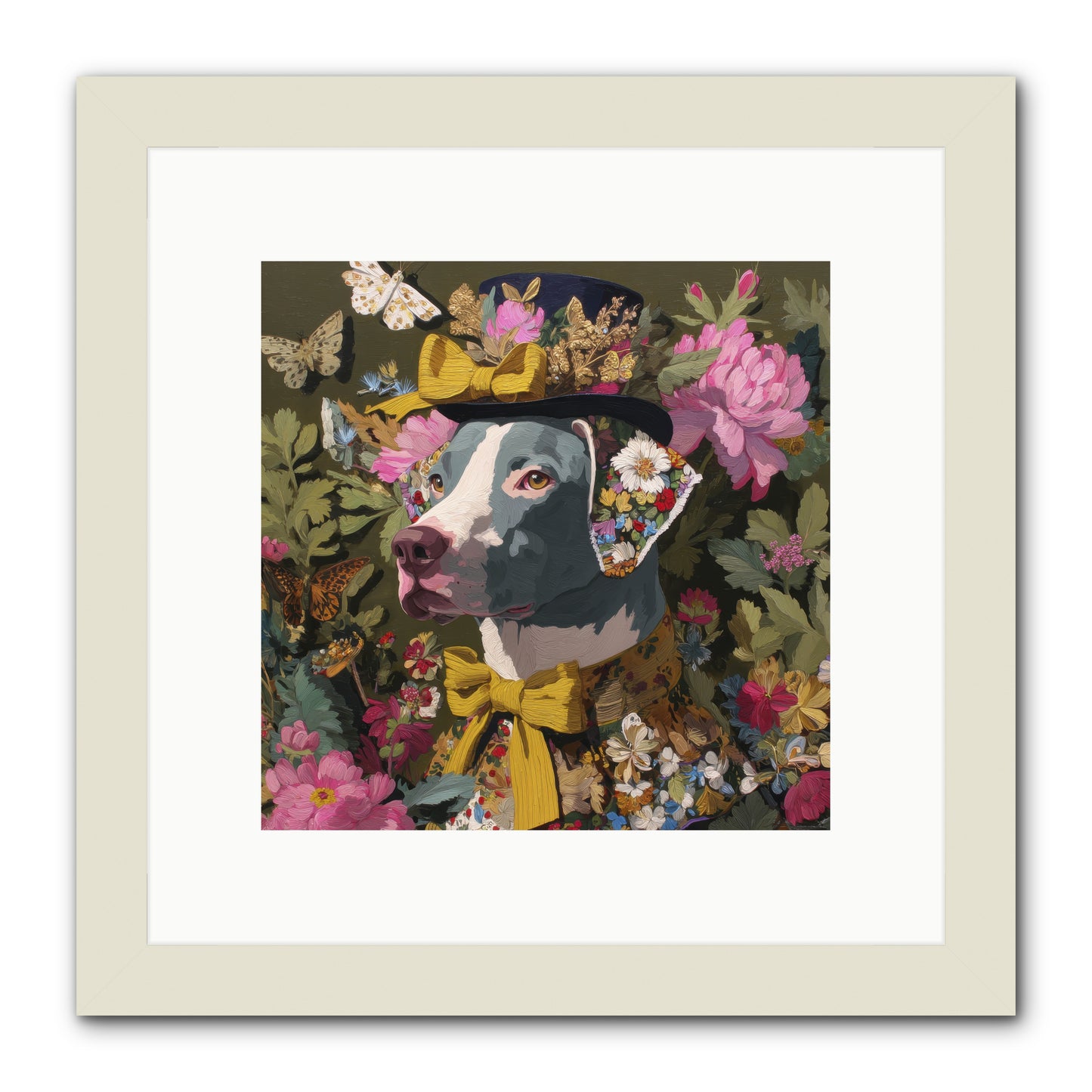 Weekend Murmurs -- Framed Print - White 10x10