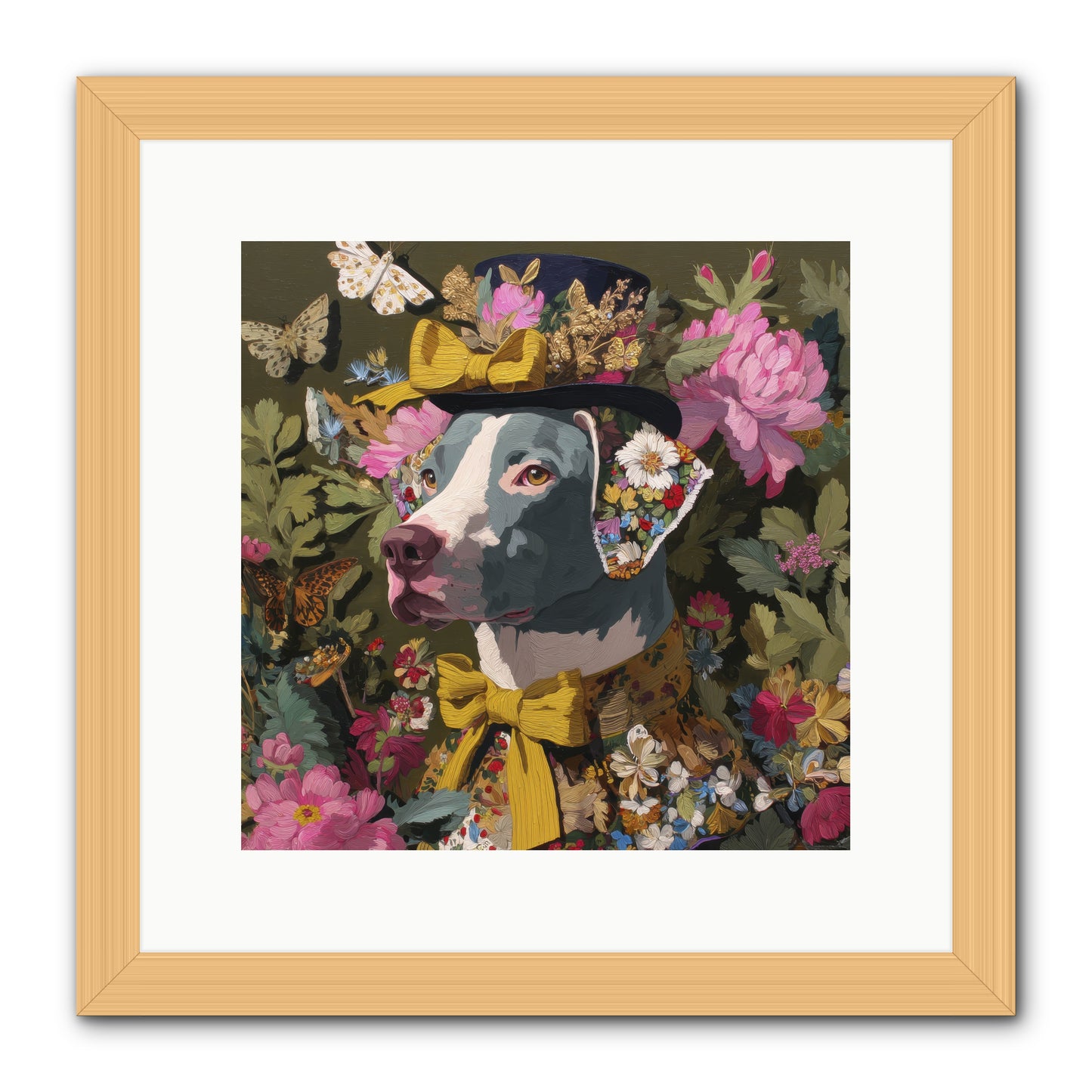 Weekend Murmurs -- Framed Print - Natural 12x12