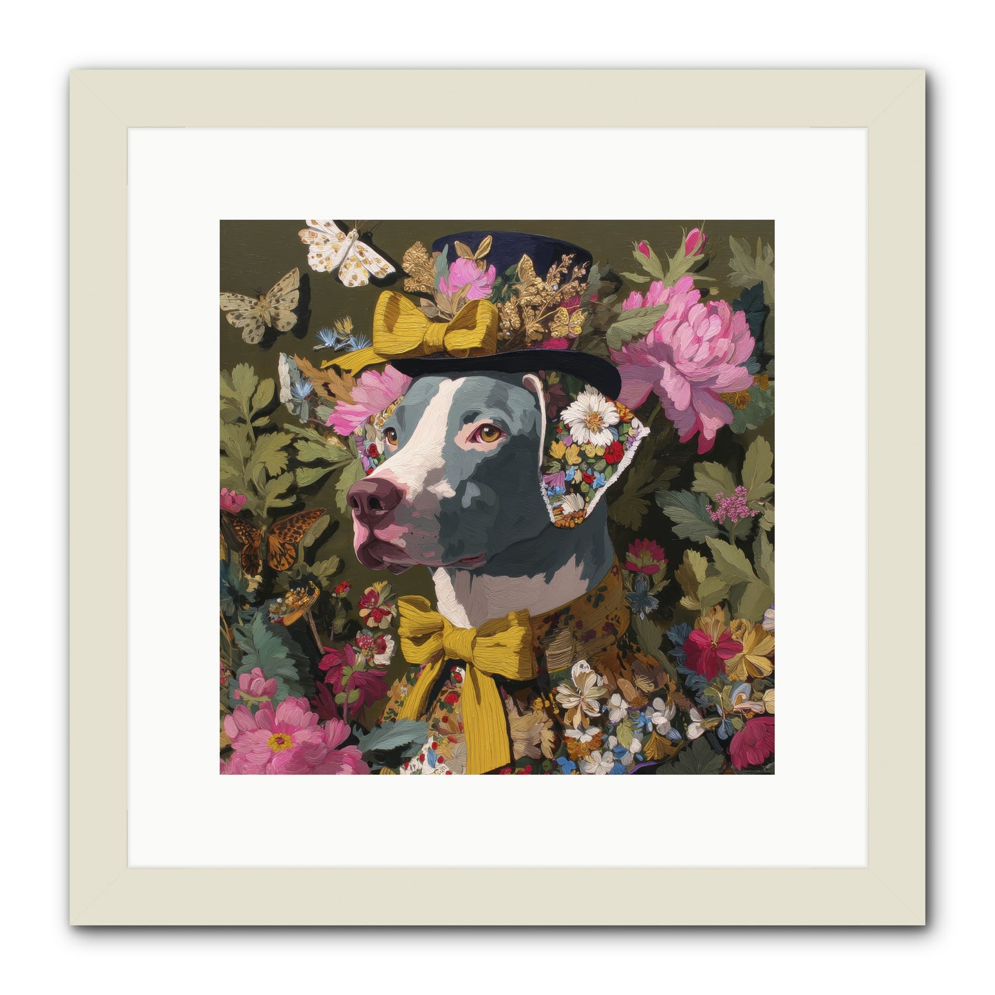 Weekend Murmurs -- Framed Print - White 12x12