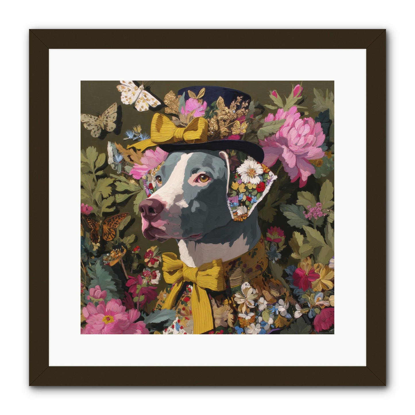 Weekend Murmurs -- Framed Print - Black 16x16