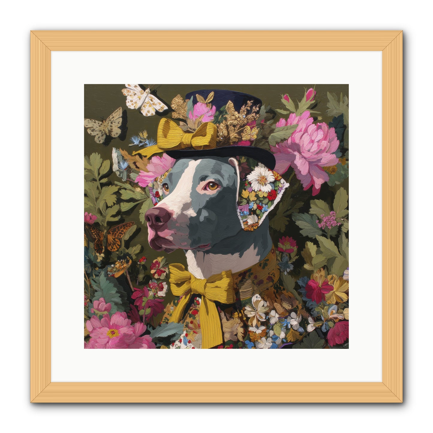 Weekend Murmurs -- Framed Print - Natural 16x16