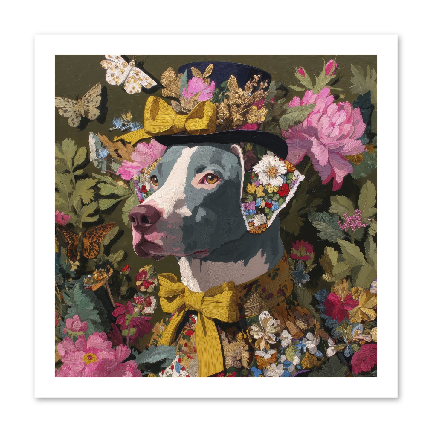 Weekend Murmurs -- Loose Canvas Print 16x16