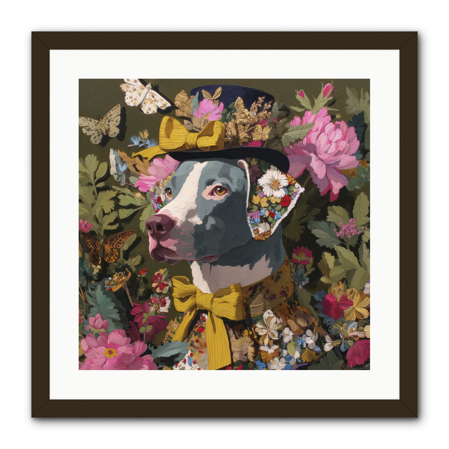Weekend Murmurs -- Framed Print - Black 20x20