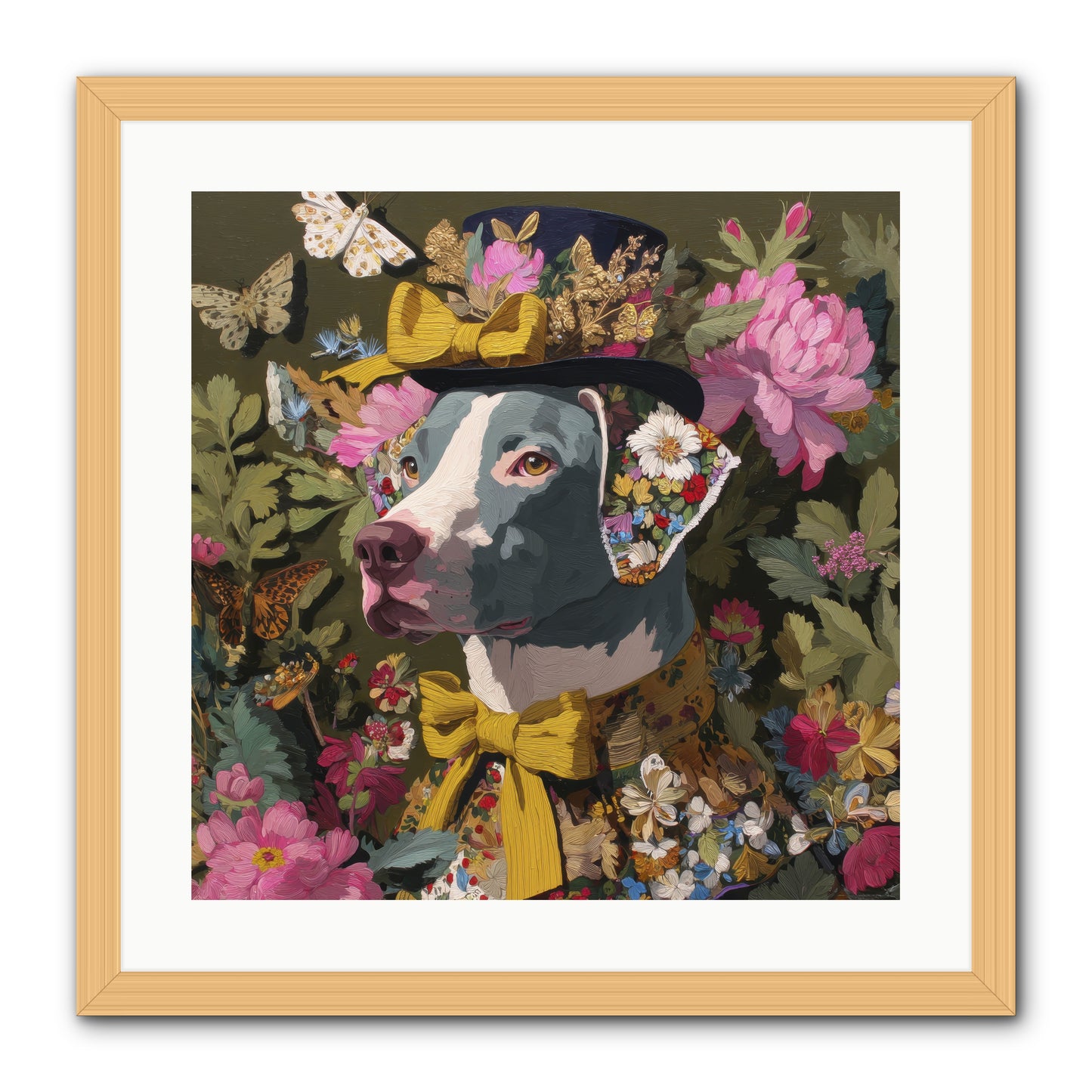 Weekend Murmurs -- Framed Print - Natural 20x20