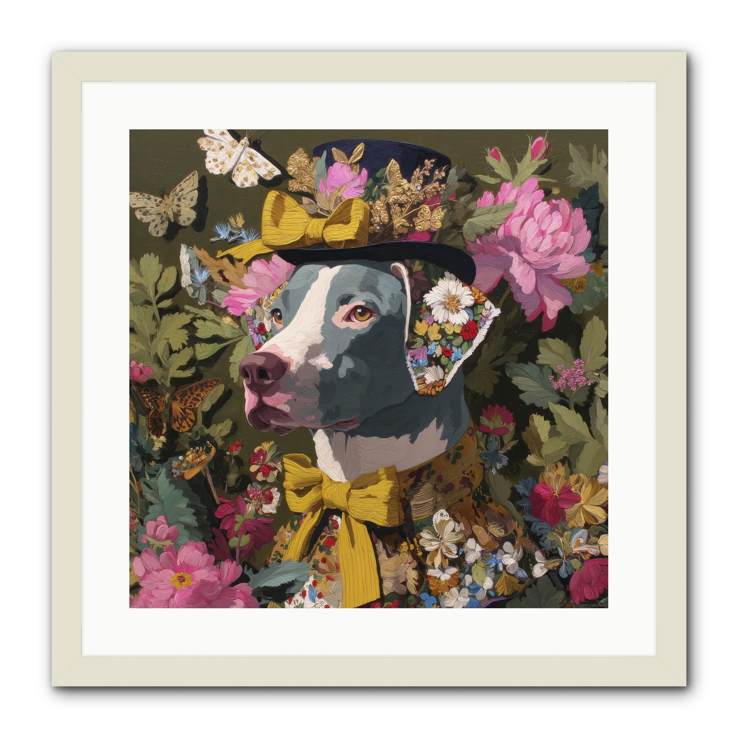 Weekend Murmurs -- Framed Print - White 20x20