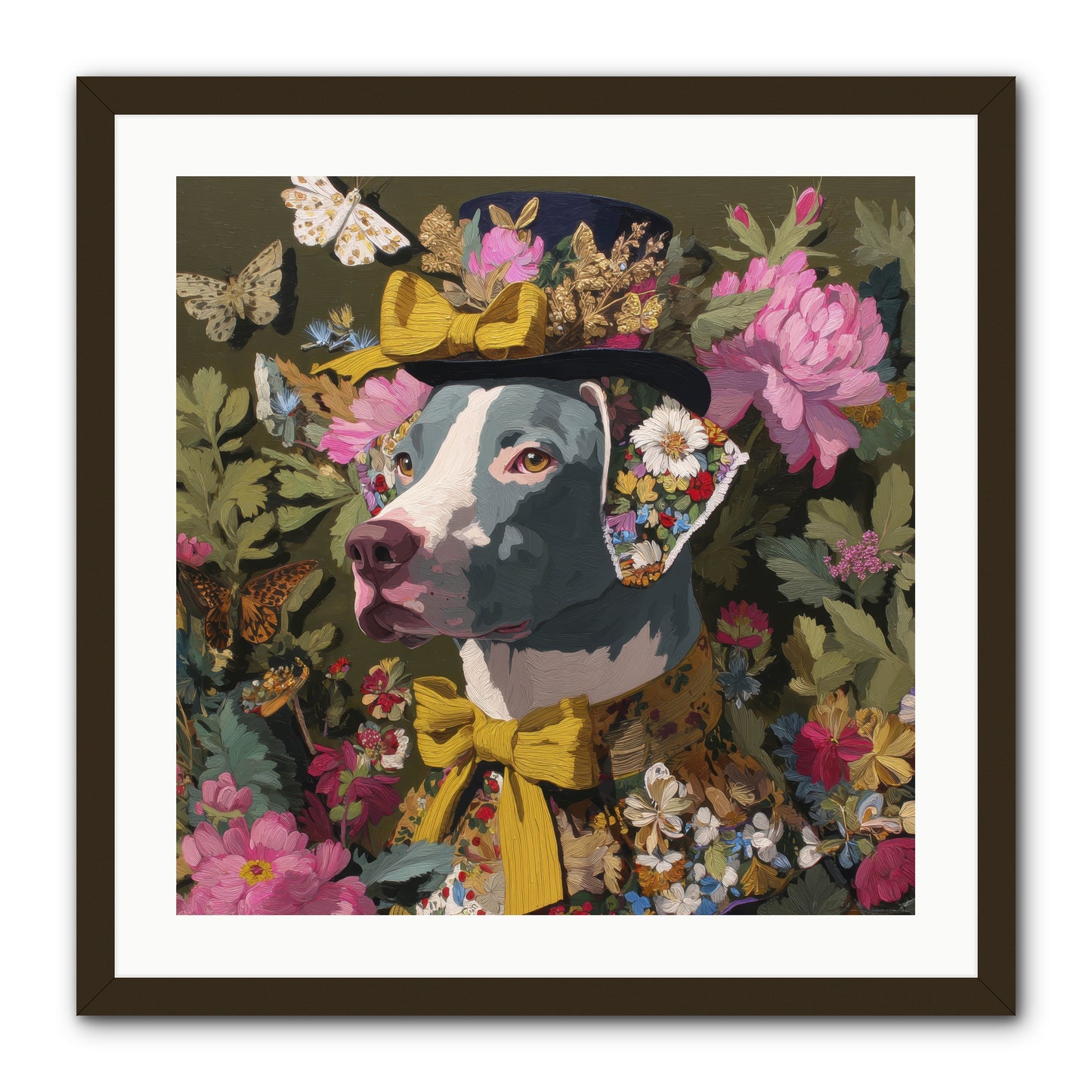 Weekend Murmurs -- Framed Print - Black 24x24