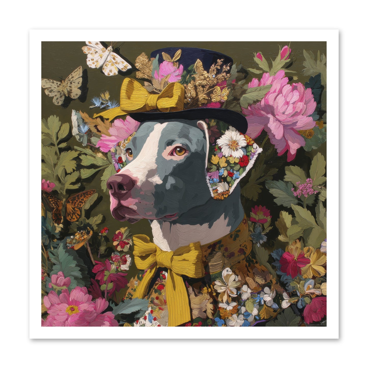 Weekend Murmurs -- Loose Canvas Print 24x24