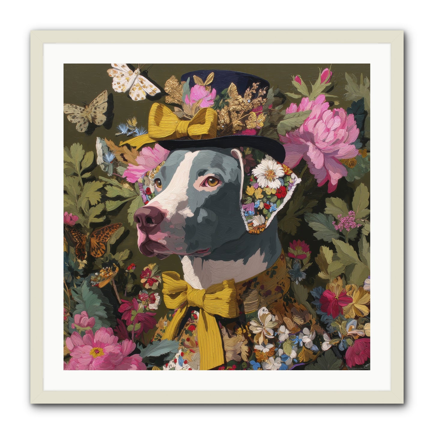 Weekend Murmurs -- Framed Print - White 30x30