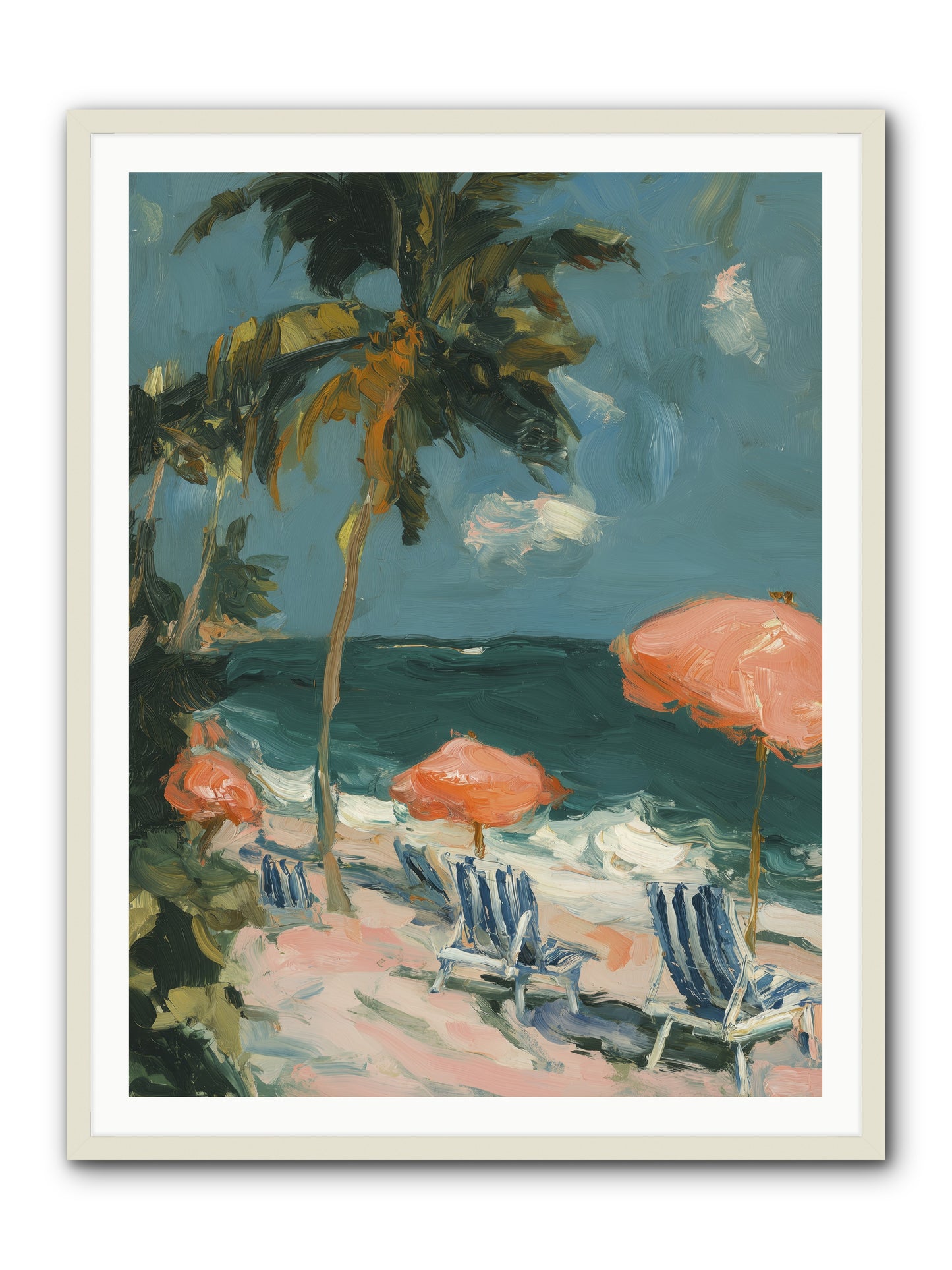 Weekend Wings -- Framed Print - White 36x48