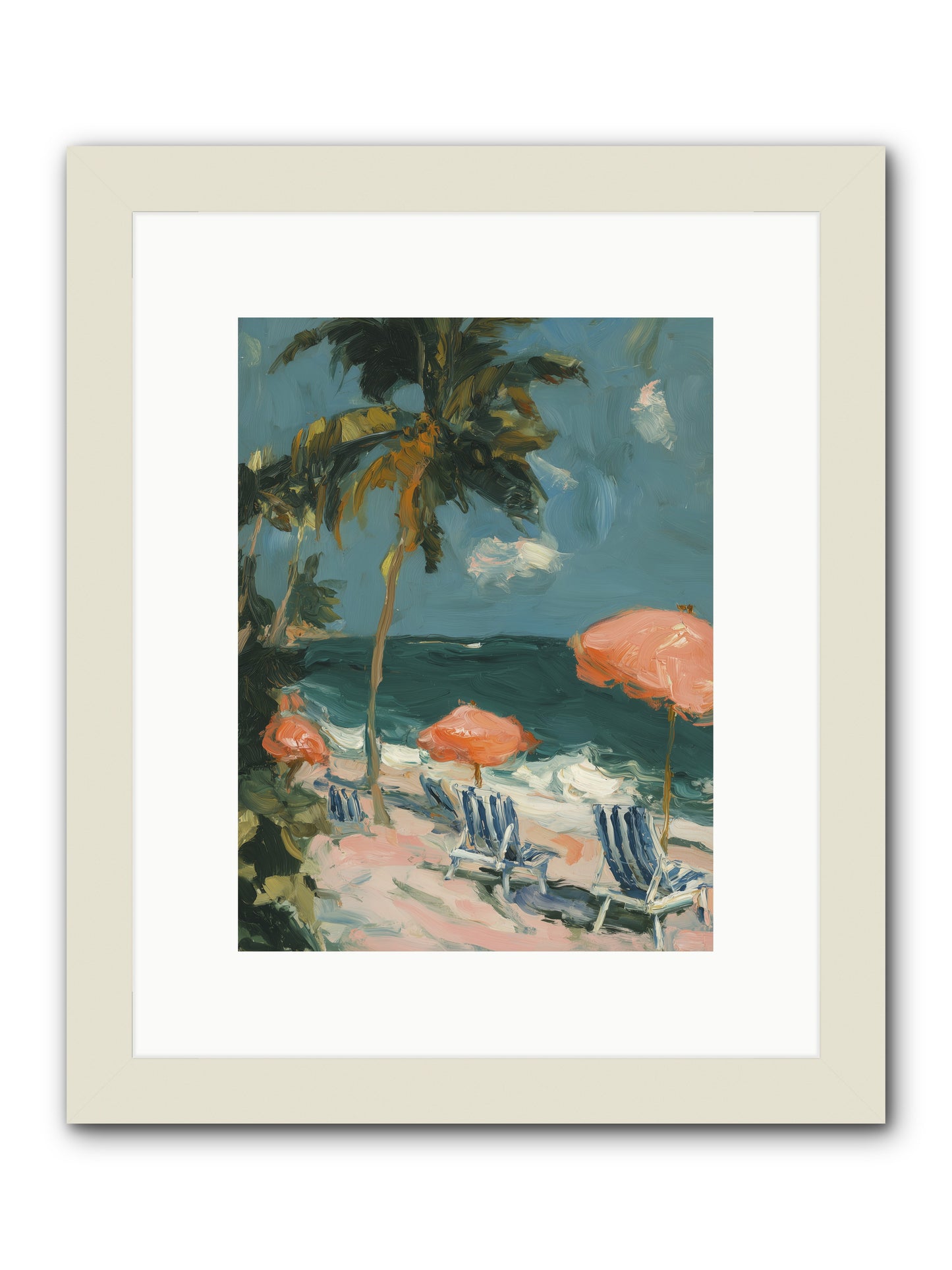 Weekend Wings -- Framed Print - White 9x12