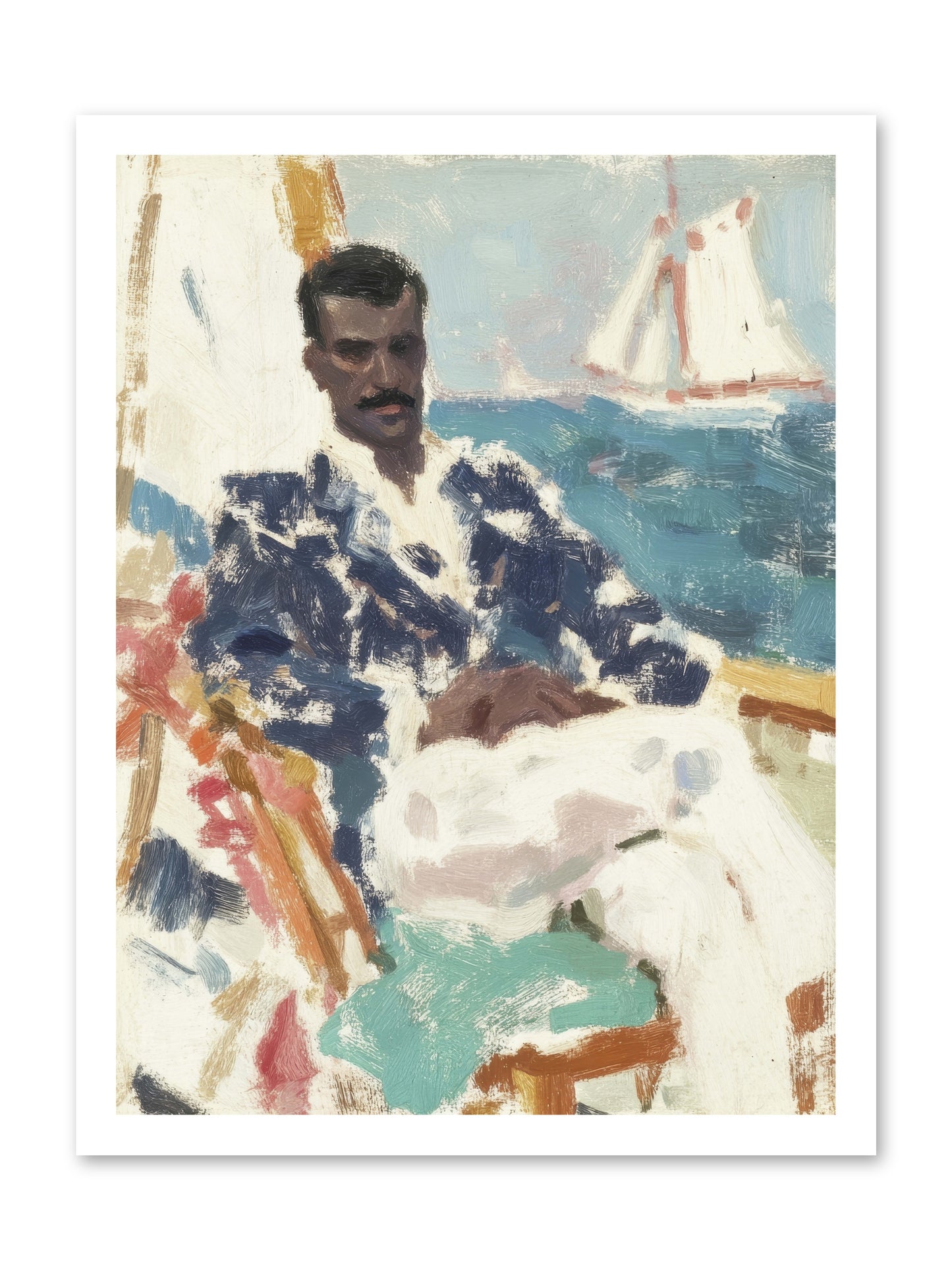 Weekend on water -- Loose Canvas Print 18x24
